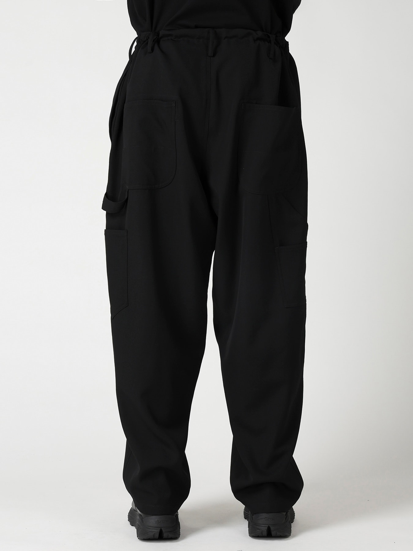 WOOL GABARDINE PAINTER PANTS