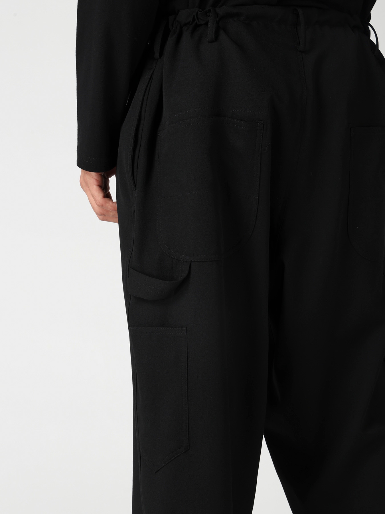 WOOL GABARDINE PAINTER PANTS