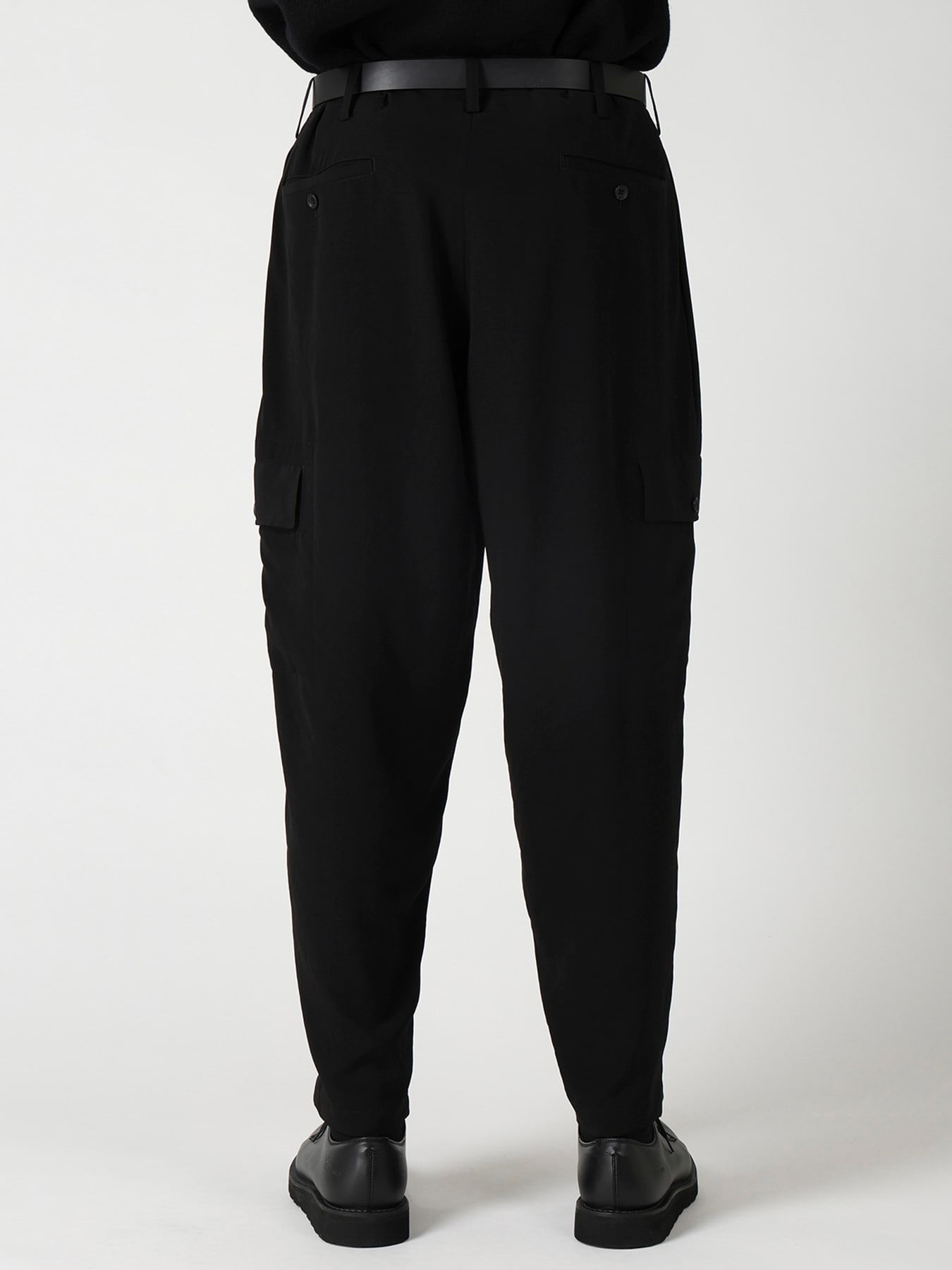 TA TUXEDO SIDE-TUCK FLAP PANTS
