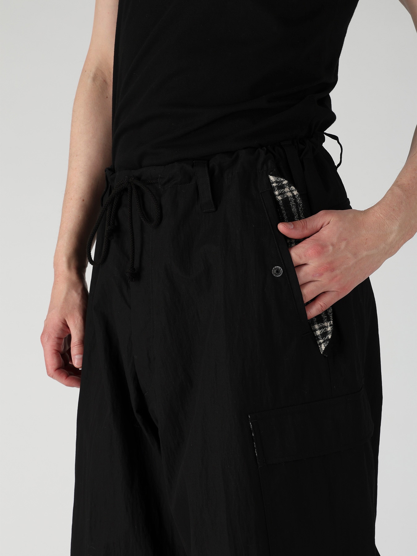 C/NY WEATHER CARGO PANTS(XS BLACK): Y's for men｜THE SHOP YOHJI