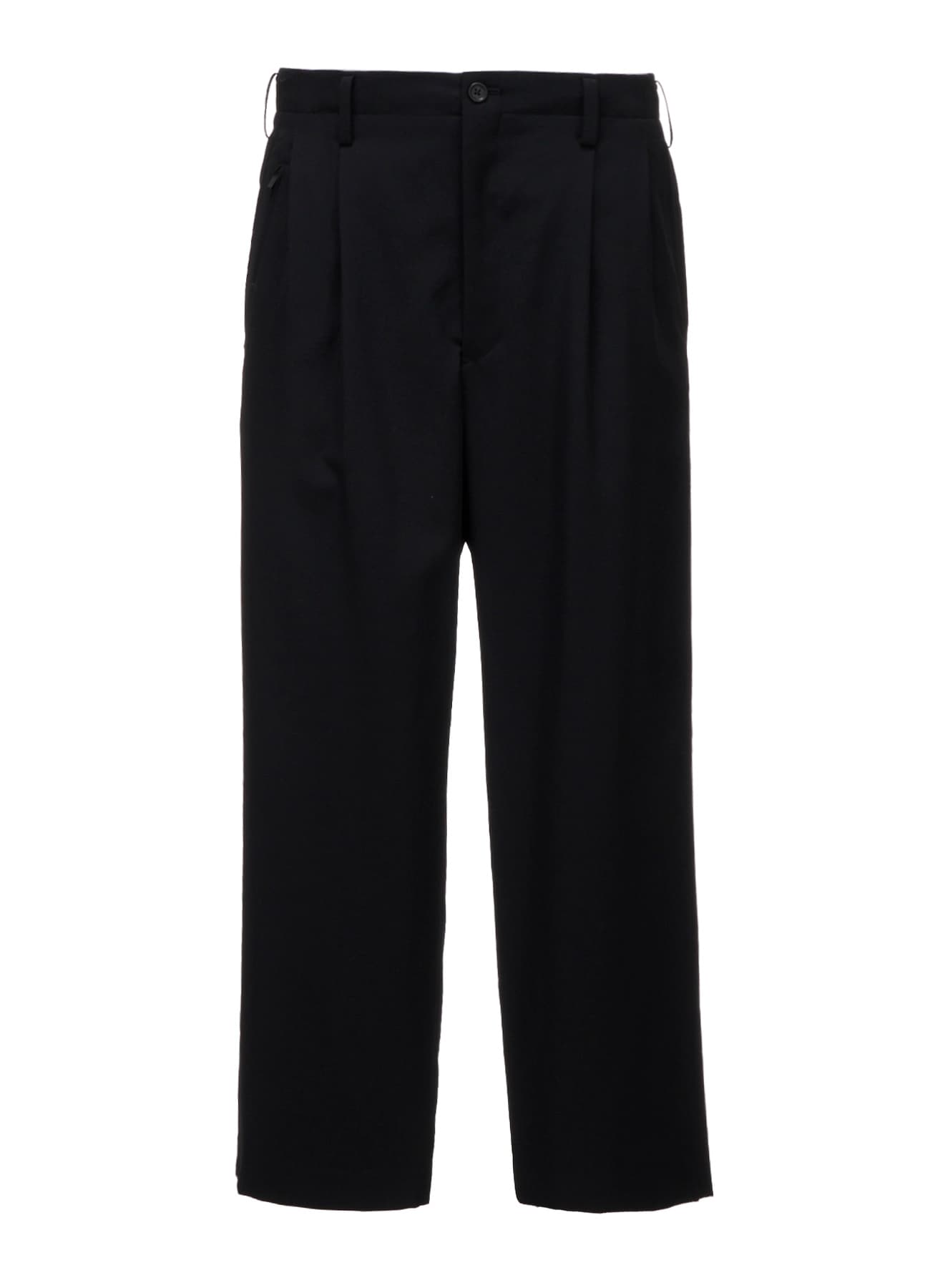 WOOL GABARDINE SUSPENDERS PANTS