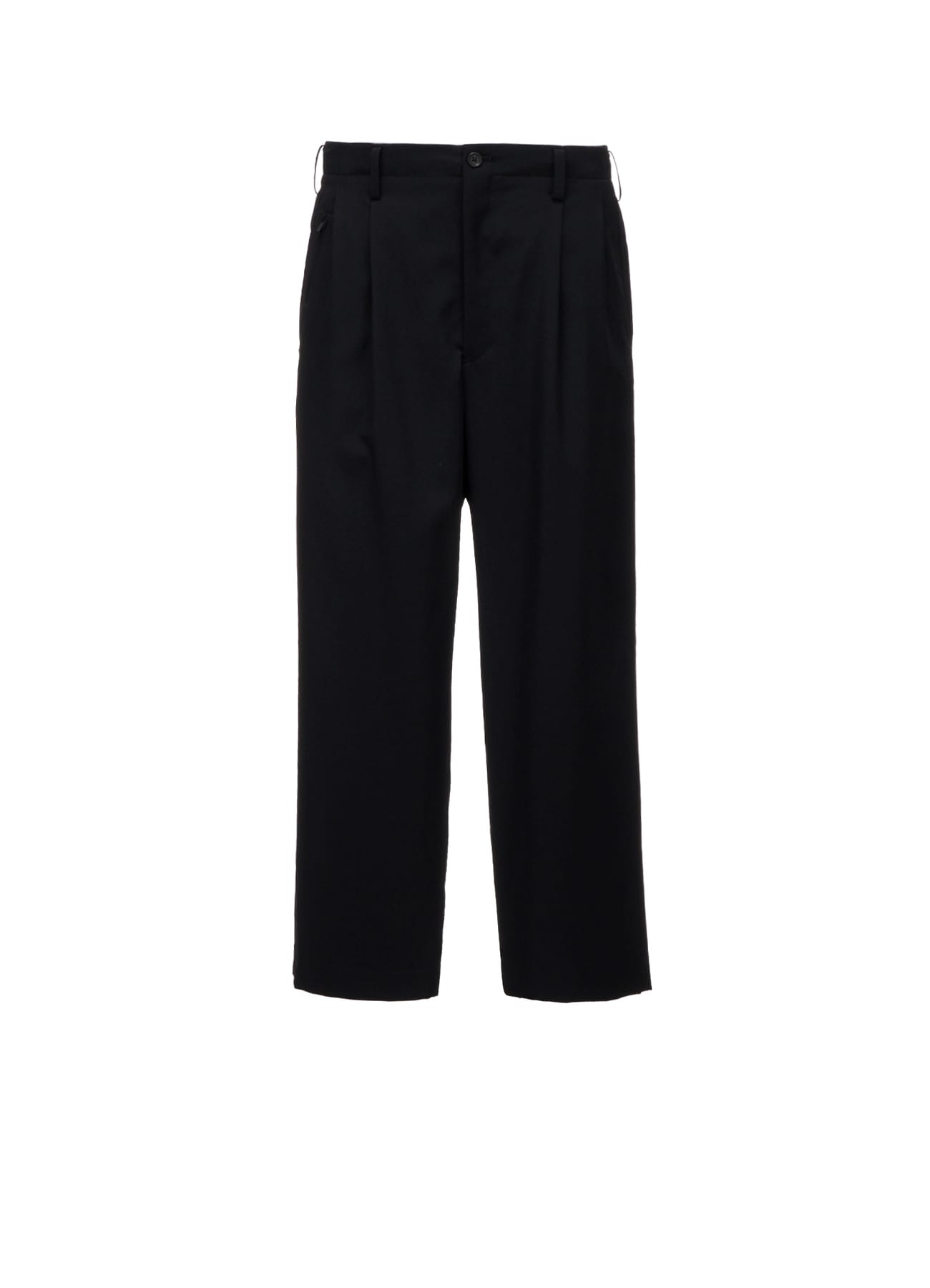WOOL GABARDINE SUSPENDERS PANTS