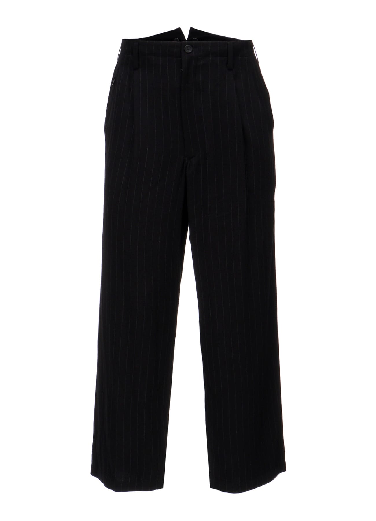STRIPED SUSPENDER COIN POCKET PANTS