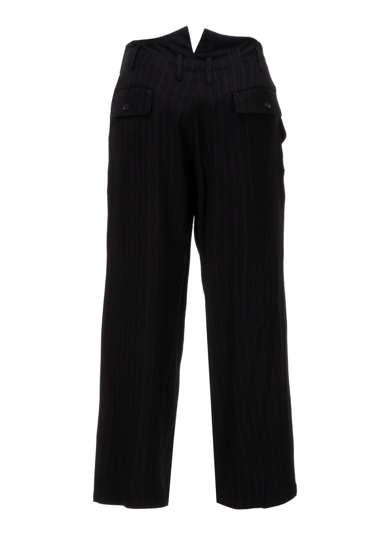 STRIPED SUSPENDER COIN POCKET PANTS
