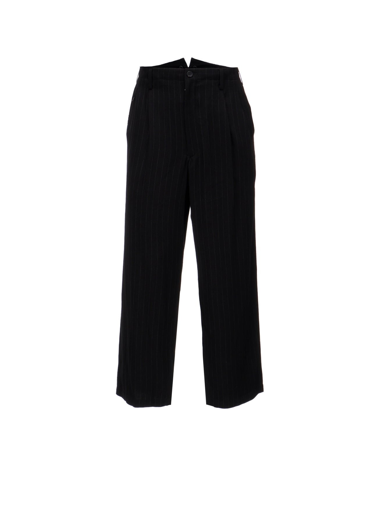 STRIPED SUSPENDER COIN POCKET PANTS
