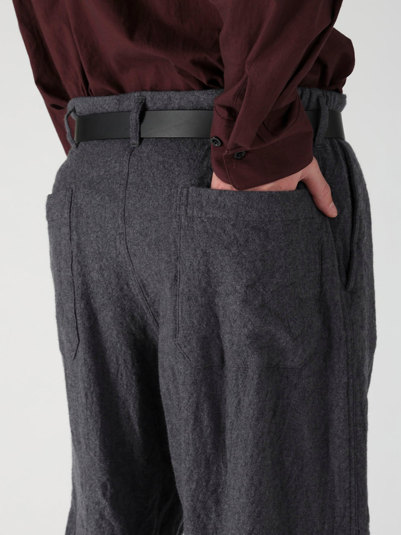 【Y's for men × MASSES】 MA/ SHRINK OUT POCKET PANTS