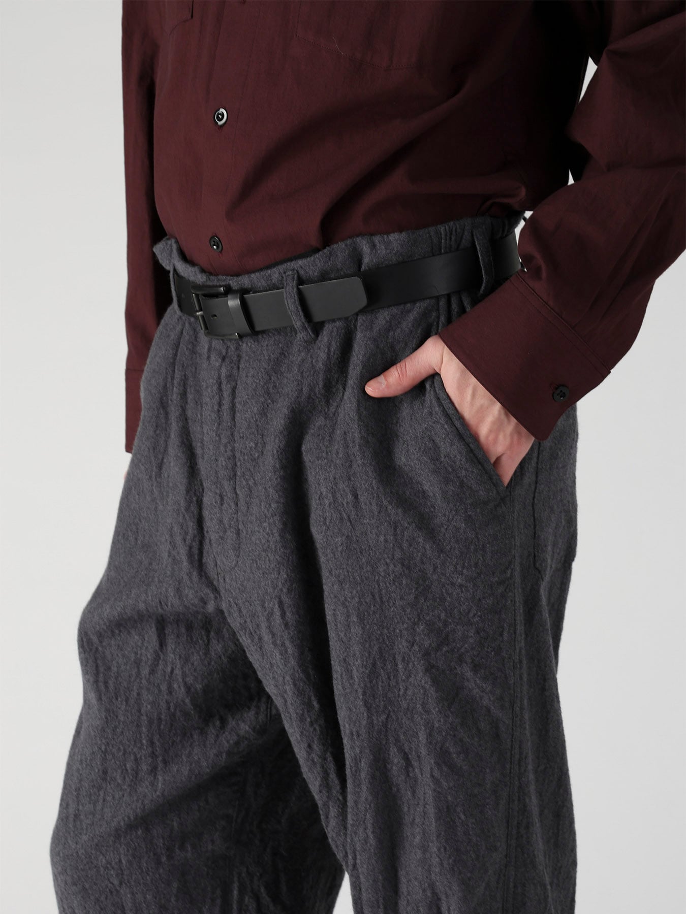【Y's for men × MASSES】 MA/ SHRINK OUT POCKET PANTS