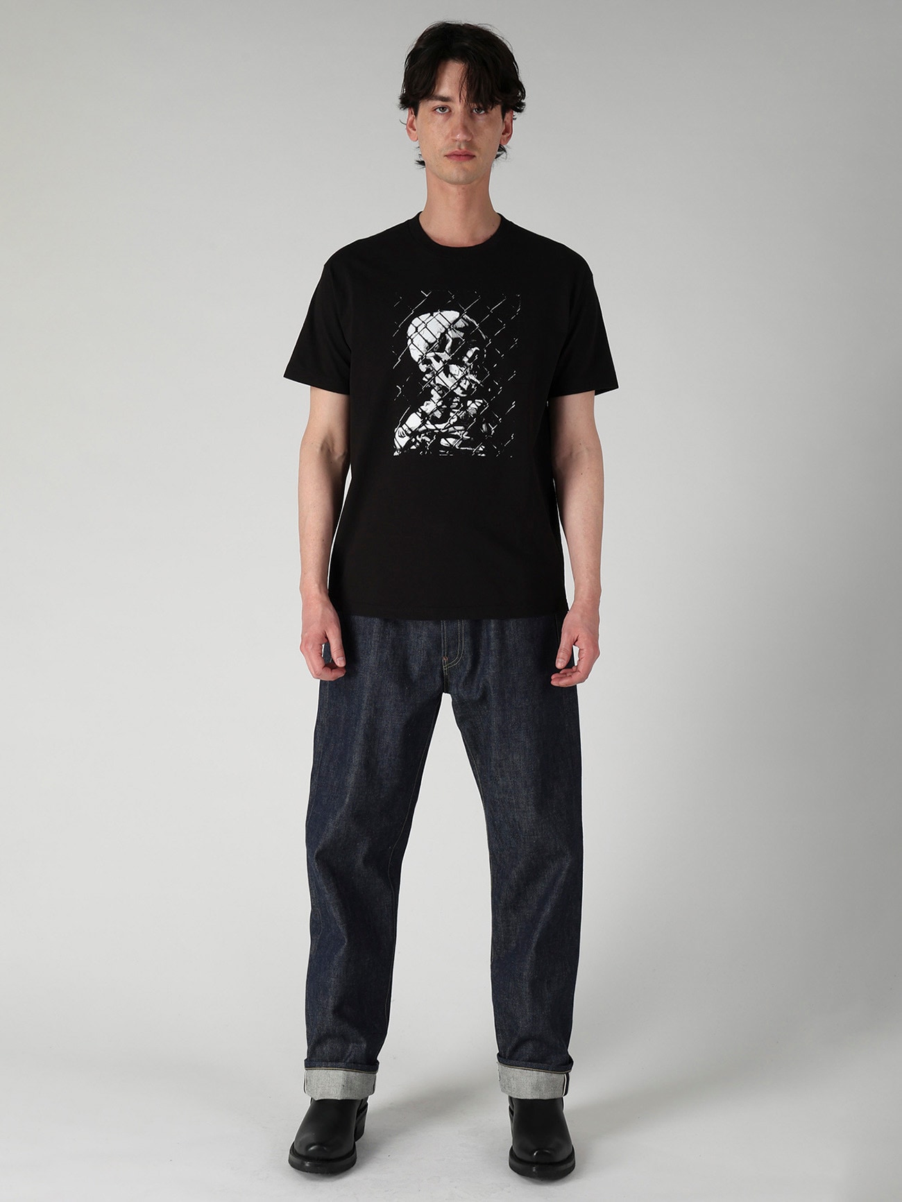 【Y's for men × MASSES】SMOKE PRINT SHORT SLEEVE T-SHIRT