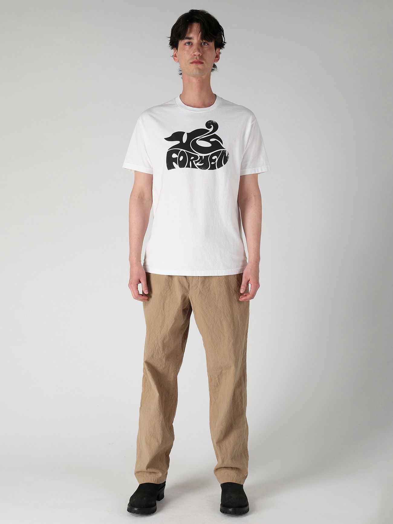 【Y's for men × MASSES】PUZZLE PRINT SHORT SLEEVE T-SHIRT
