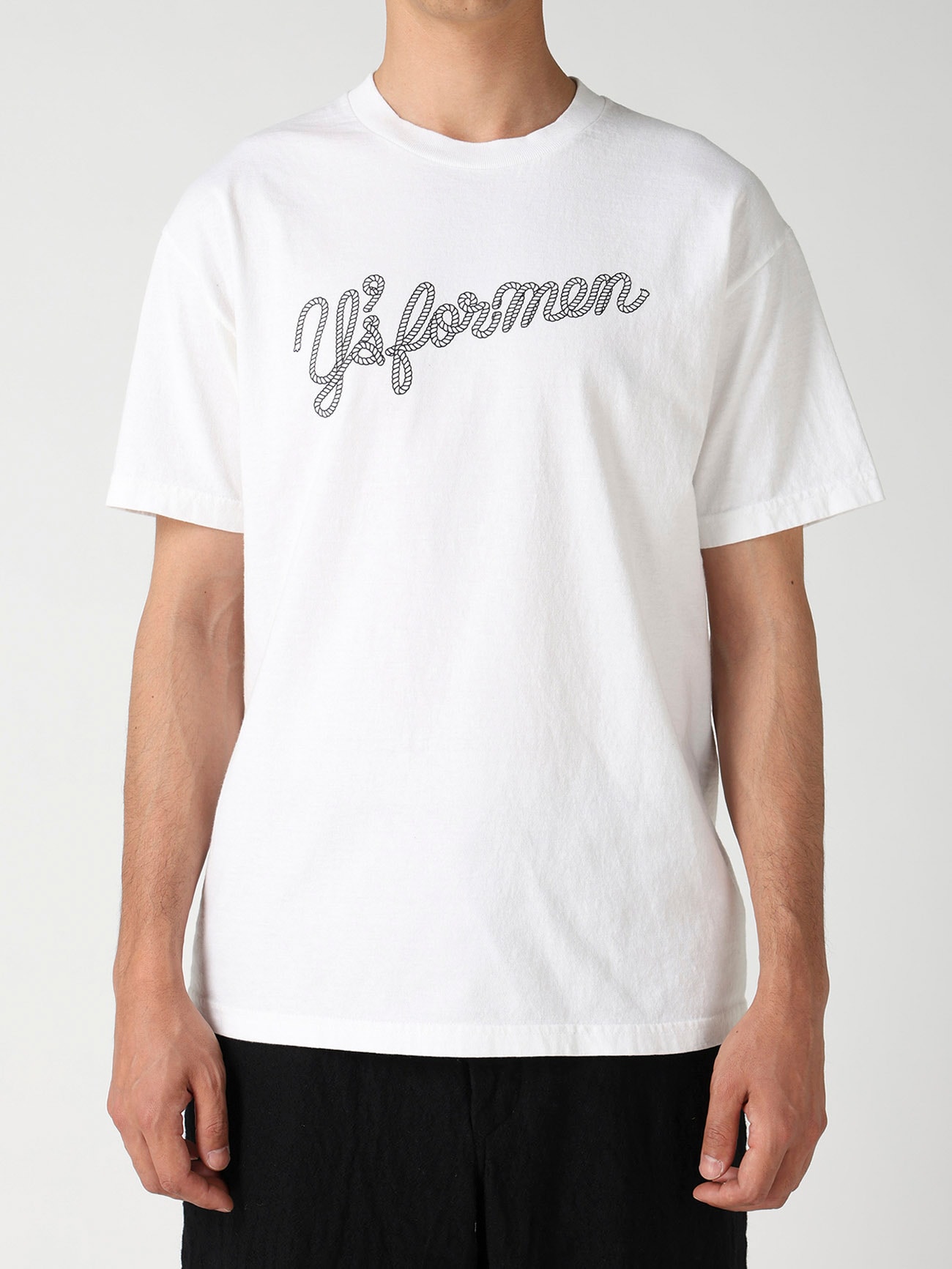 【Y's for men × MASSES】ROPE PRINT SHORT SLEEVE T-SHIRT