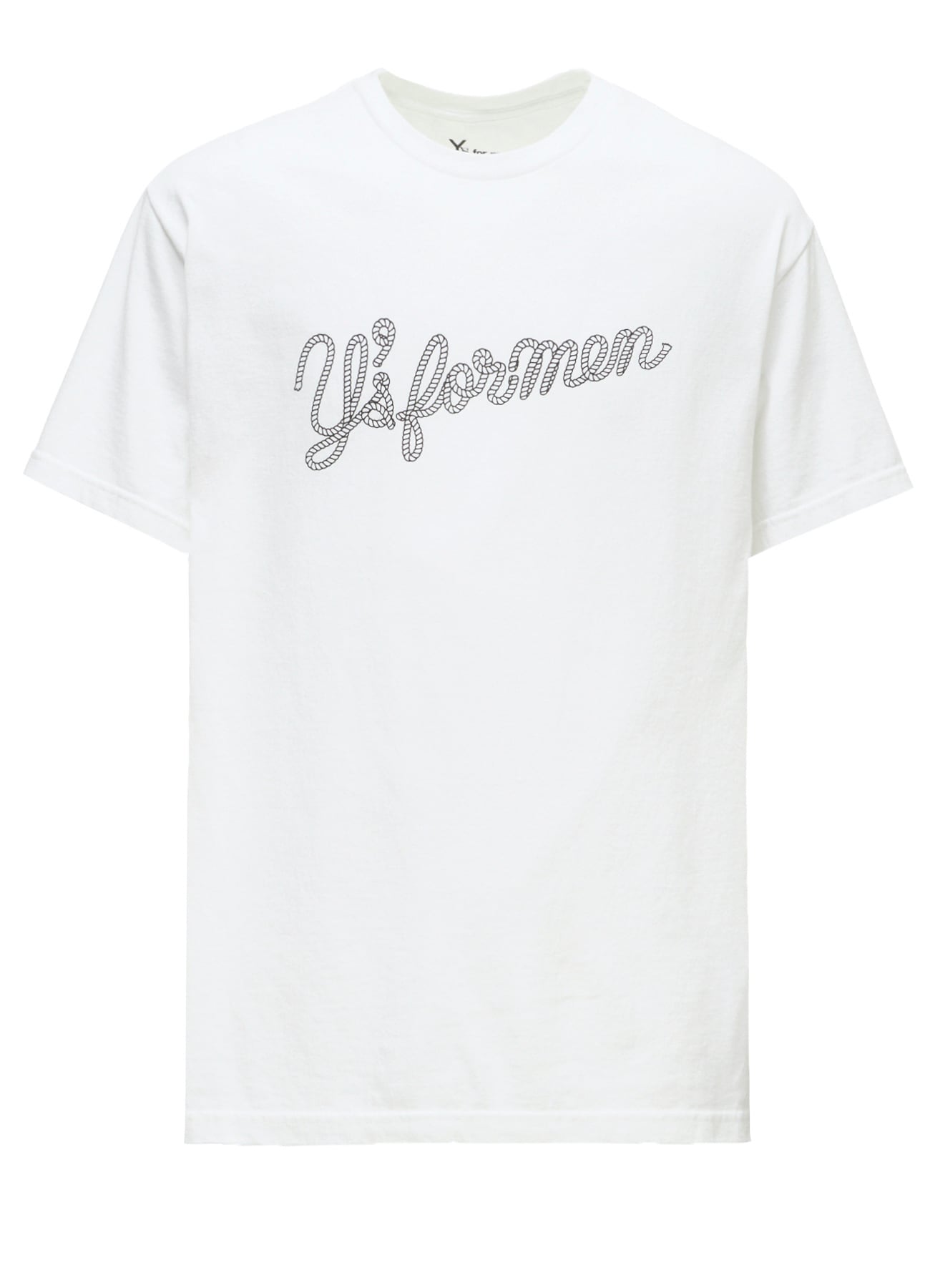【Y's for men × MASSES】ROPE PRINT SHORT SLEEVE T-SHIRT