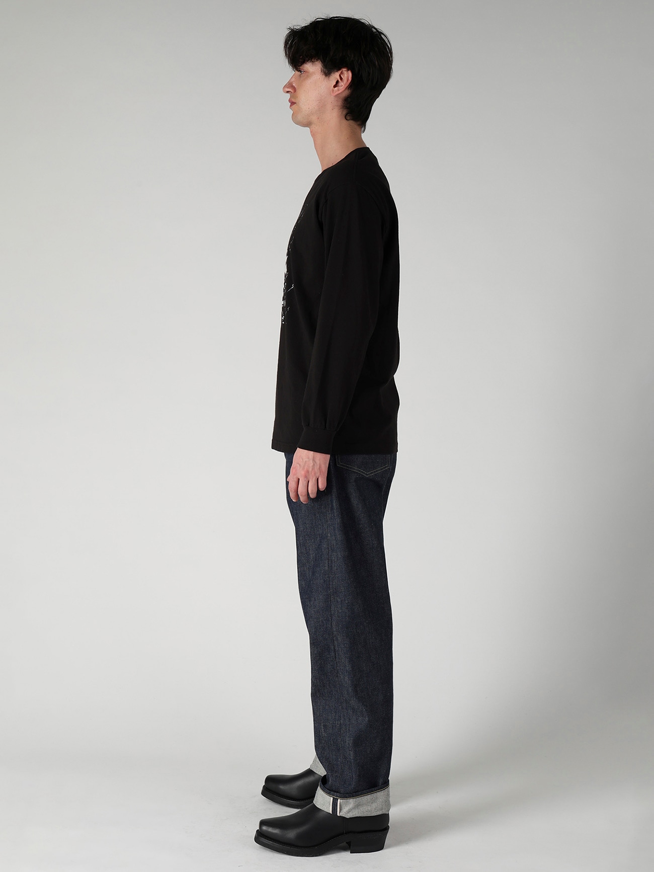 【Y's for men × MASSES】SMOKE PRINT LONG SLEEVE T-SHIRT
