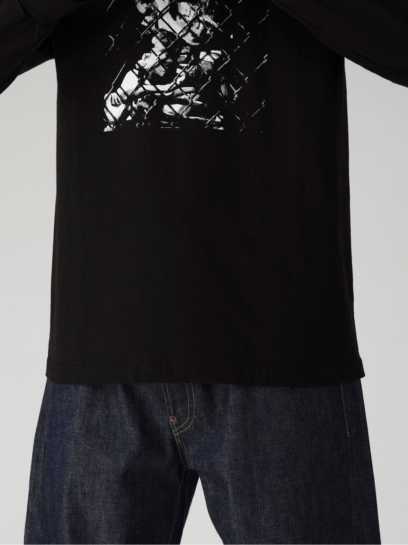 【Y's for men × MASSES】SMOKE PRINT LONG SLEEVE T-SHIRT