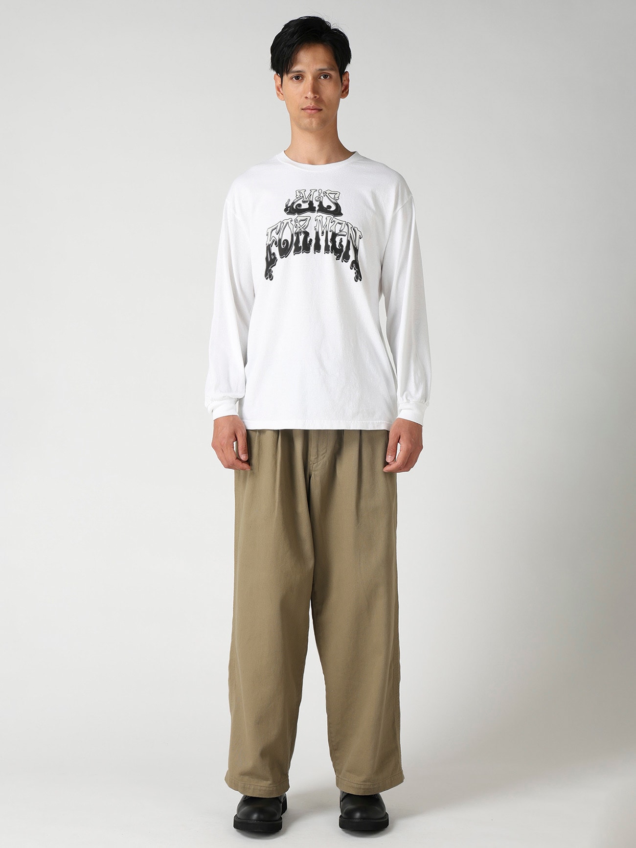 【Y's for men × MASSES】JOINT PRINT LONG SLEEVE T-SHIRT