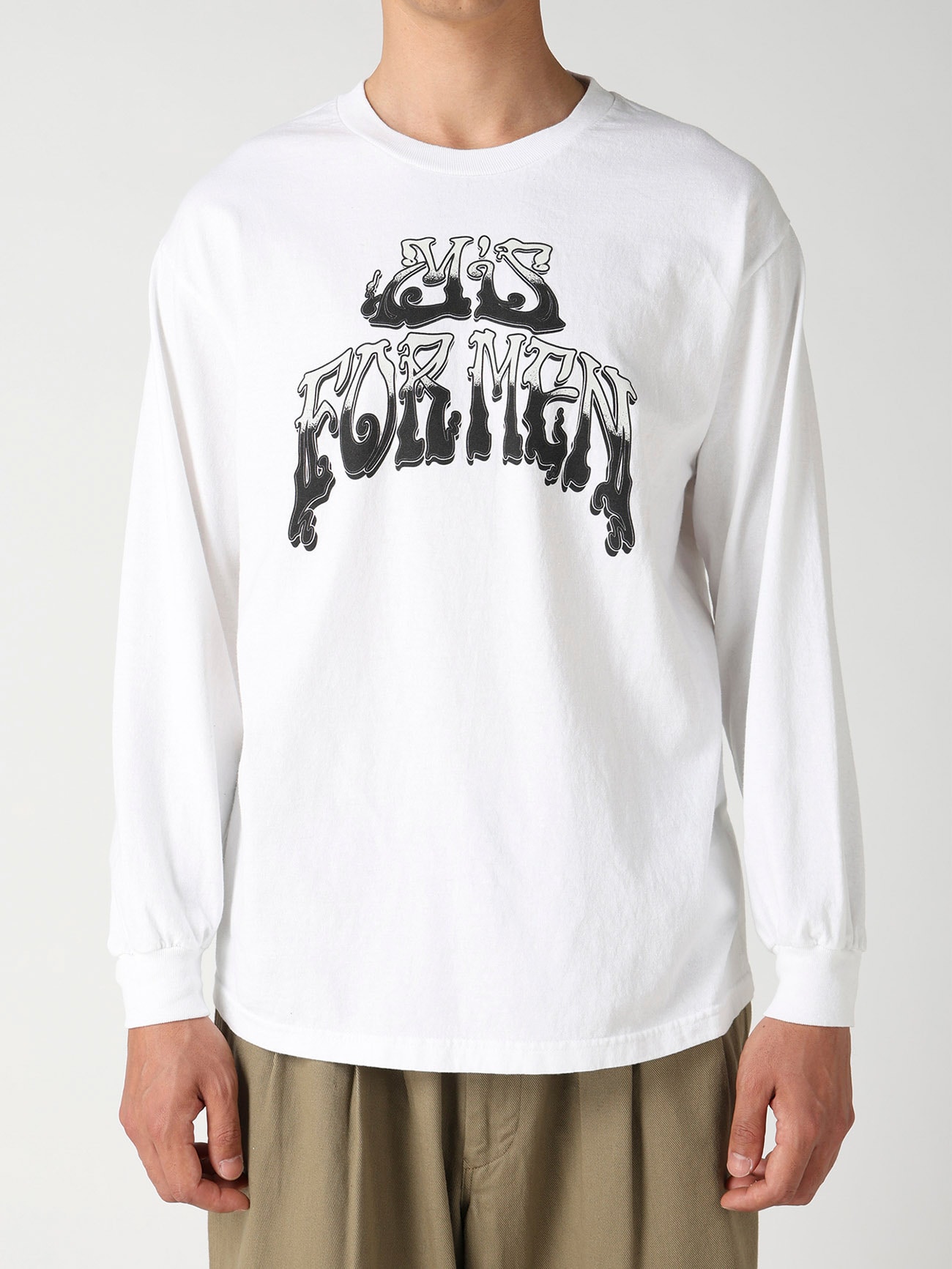 【Y's for men × MASSES】JOINT PRINT LONG SLEEVE T-SHIRT