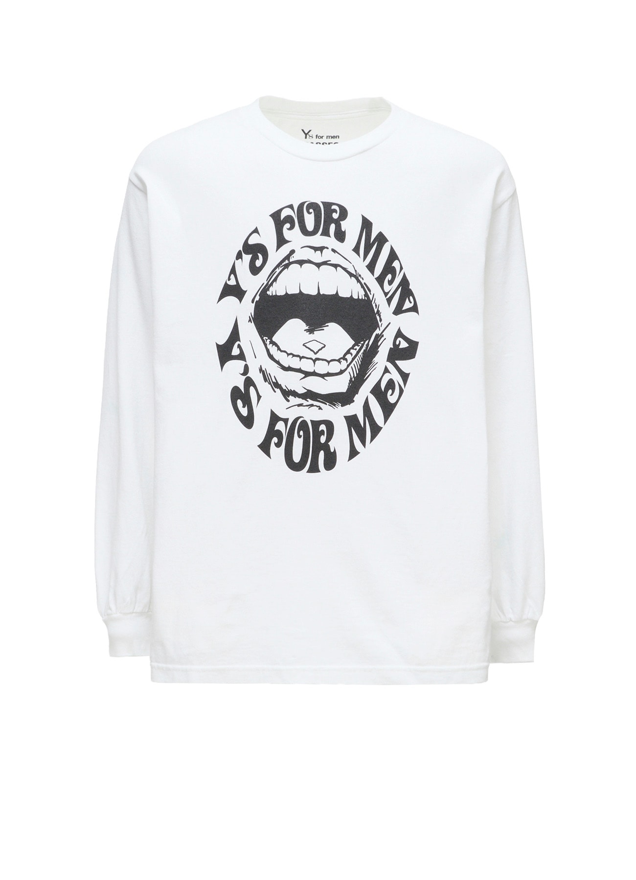 【Y's for men × MASSES】LIPS PRINT LONG SLEEVE T-SHIRT