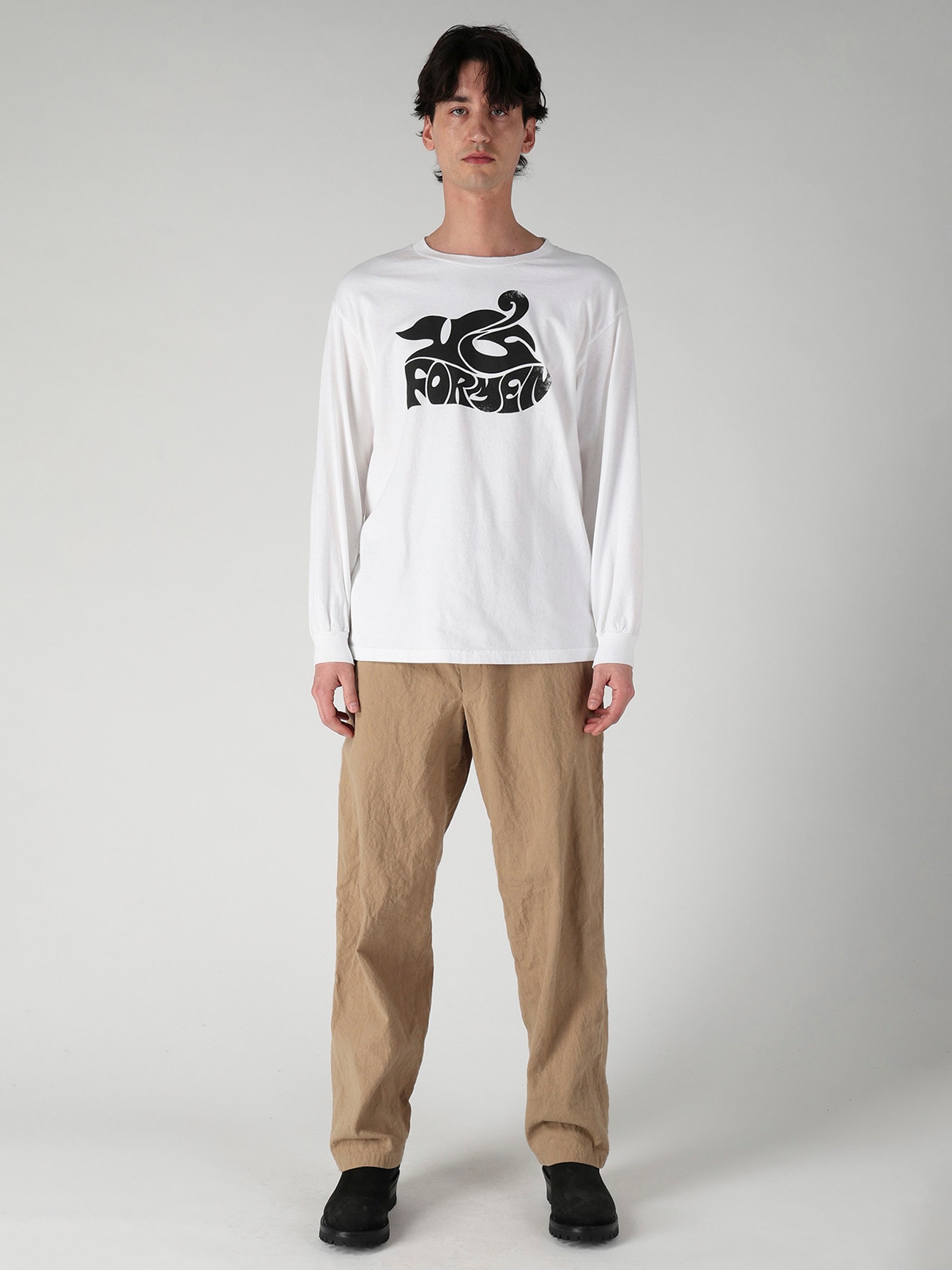 【Y's for men × MASSES】PUZZLE PRINT LONG SLEEVE T-SHIRT