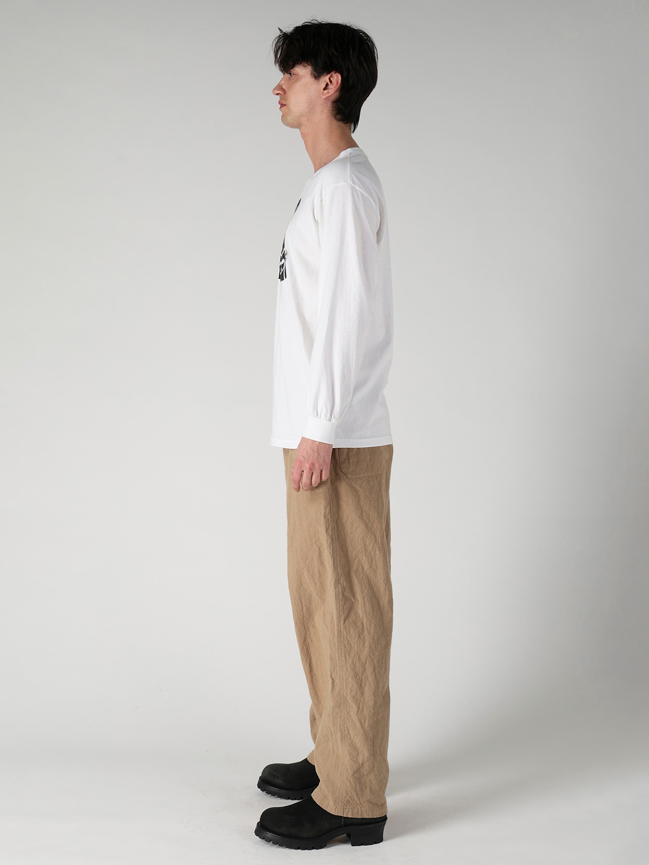 【Y's for men × MASSES】PUZZLE PRINT LONG SLEEVE T-SHIRT