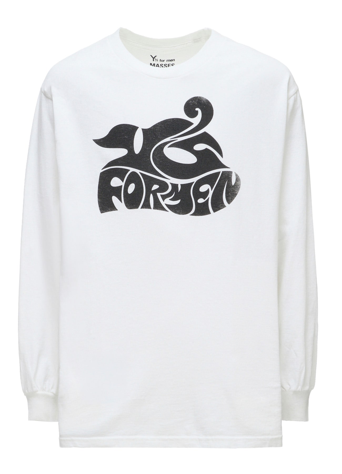 【Y's for men × MASSES】PUZZLE PRINT LONG SLEEVE T-SHIRT