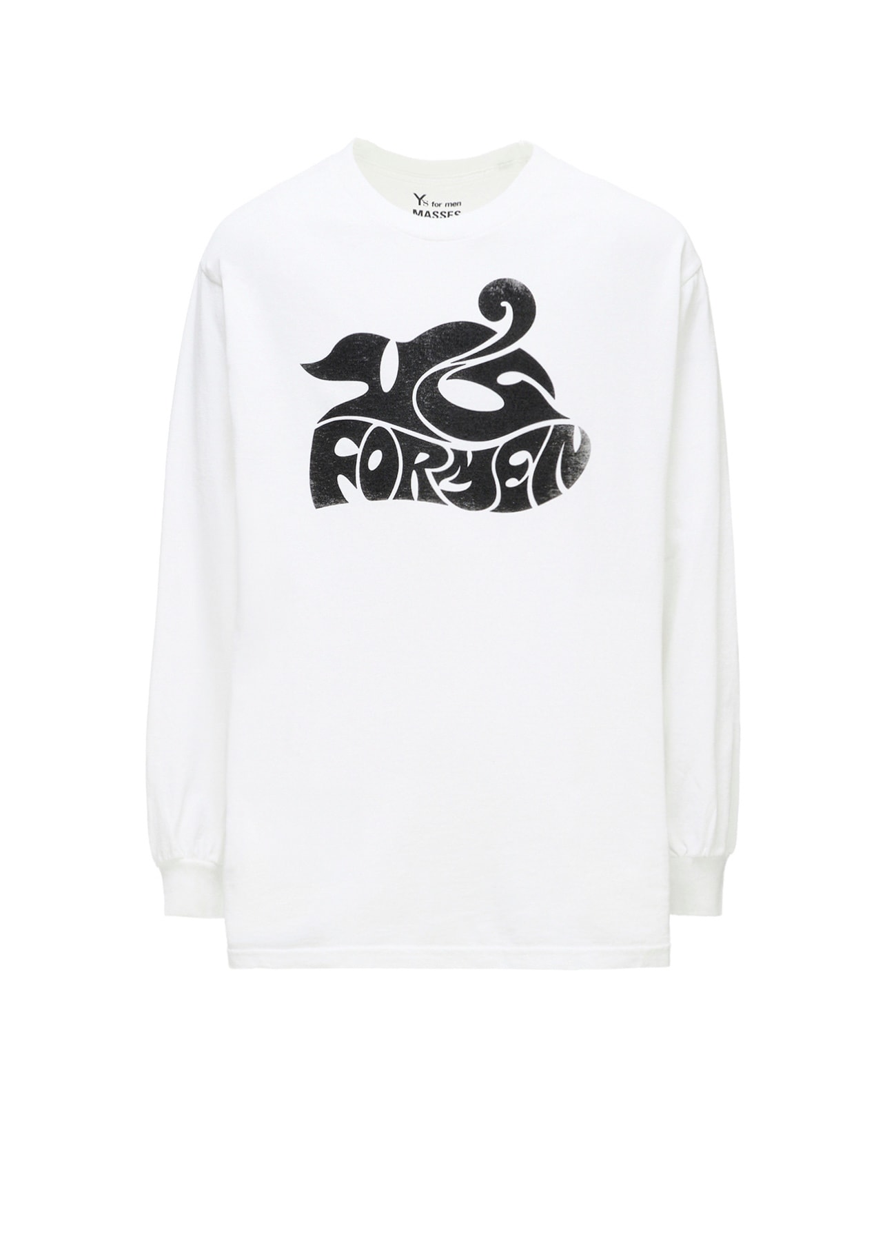 【Y's for men × MASSES】PUZZLE PRINT LONG SLEEVE T-SHIRT