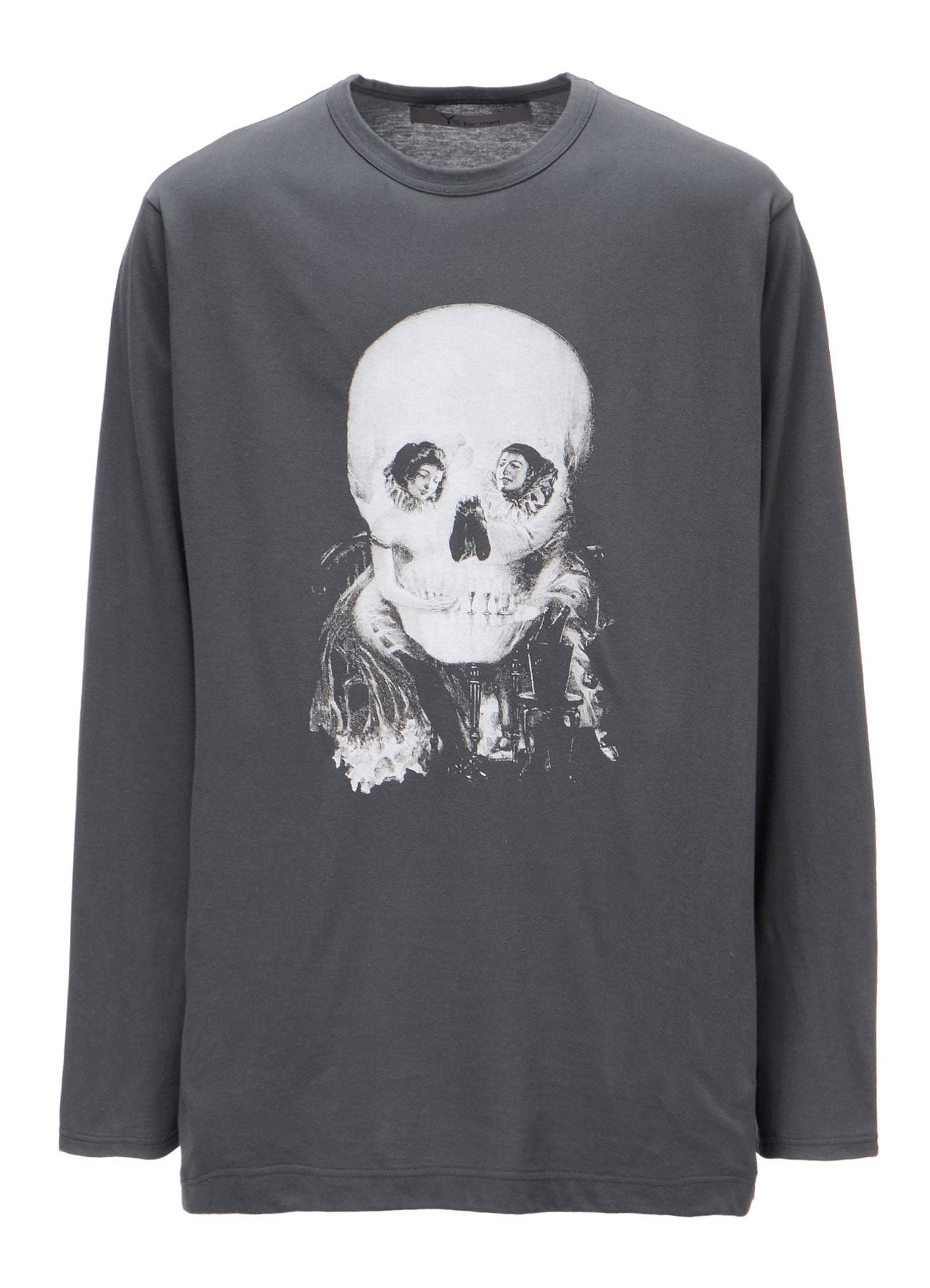 SKULL PRINT LONG SLEEVE T-SHIRT
