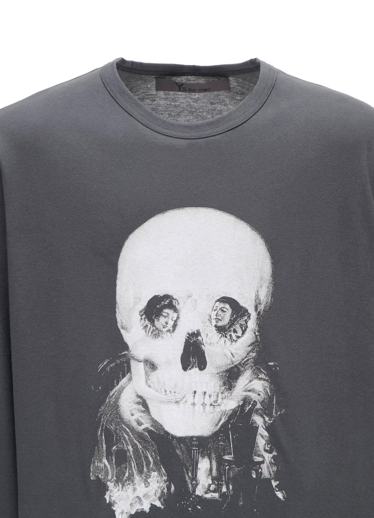 SKULL PRINT LONG SLEEVE T-SHIRT
