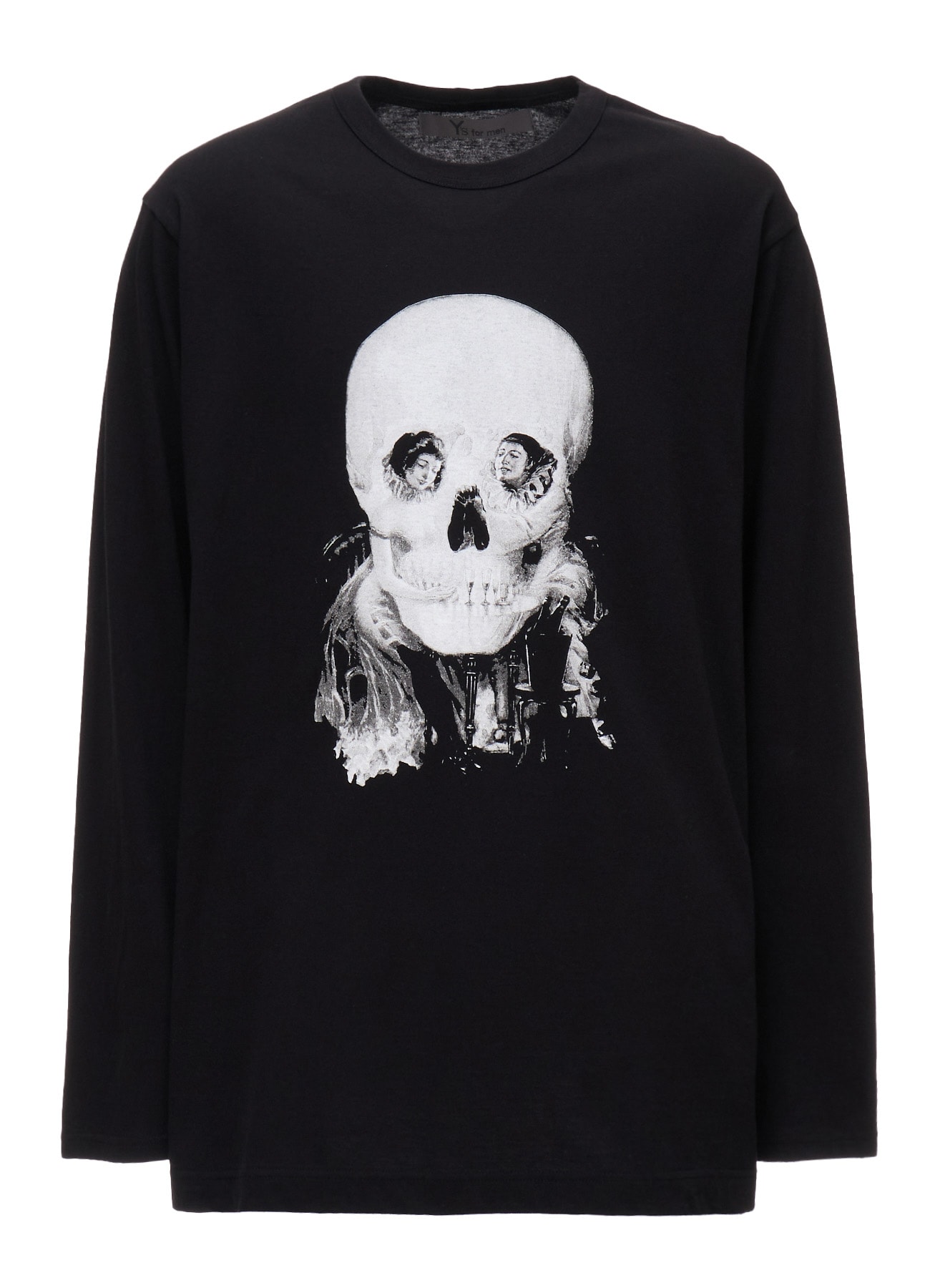 SKULL PRINT LONG SLEEVE T-SHIRT