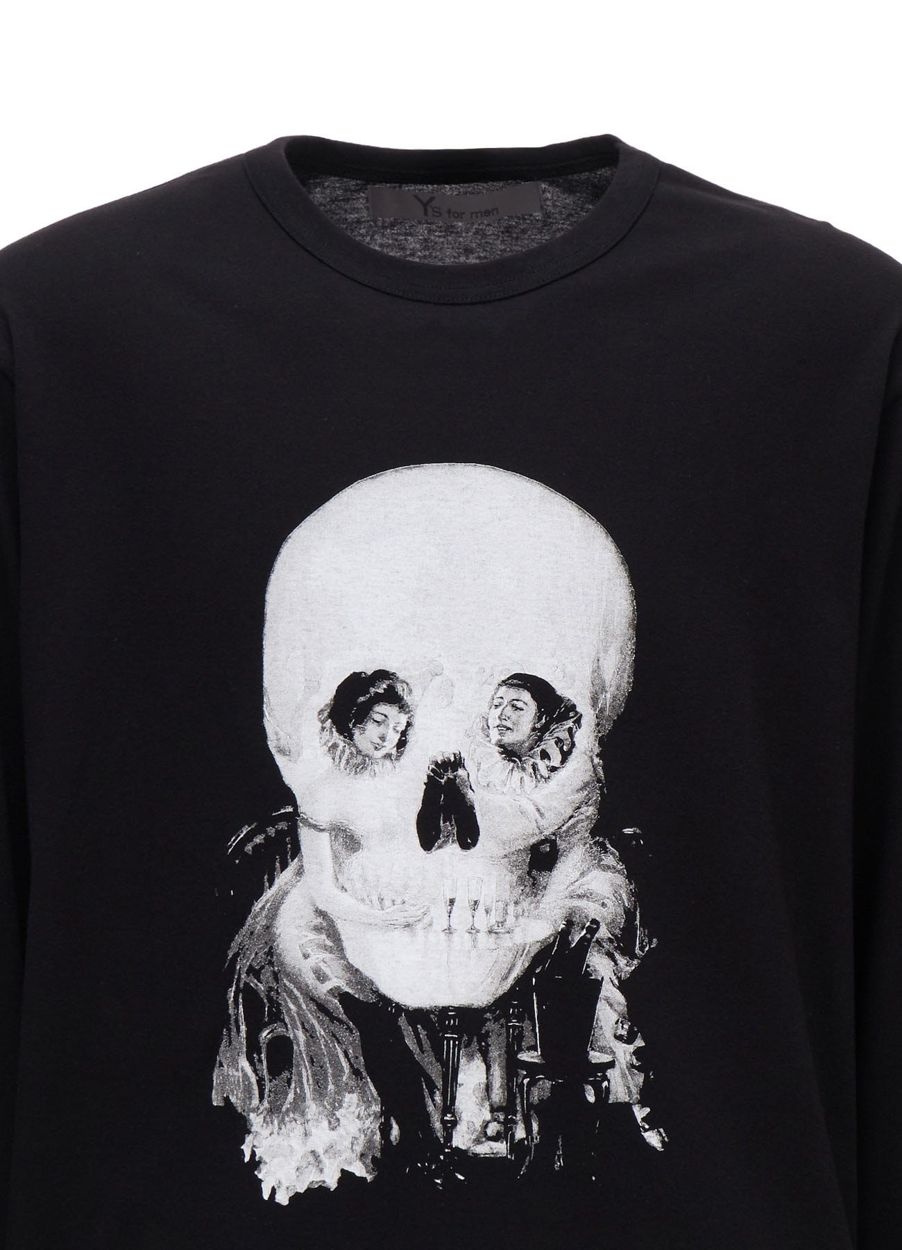 SKULL PRINT LONG SLEEVE T-SHIRT