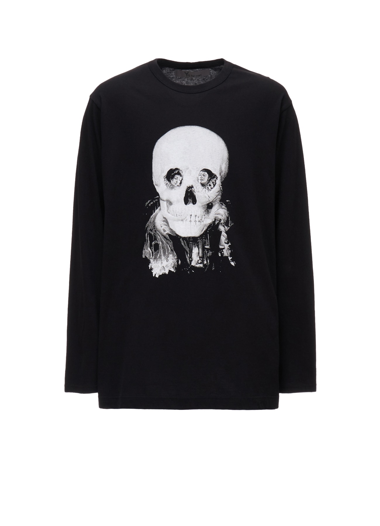 SKULL PRINT LONG SLEEVE T-SHIRT