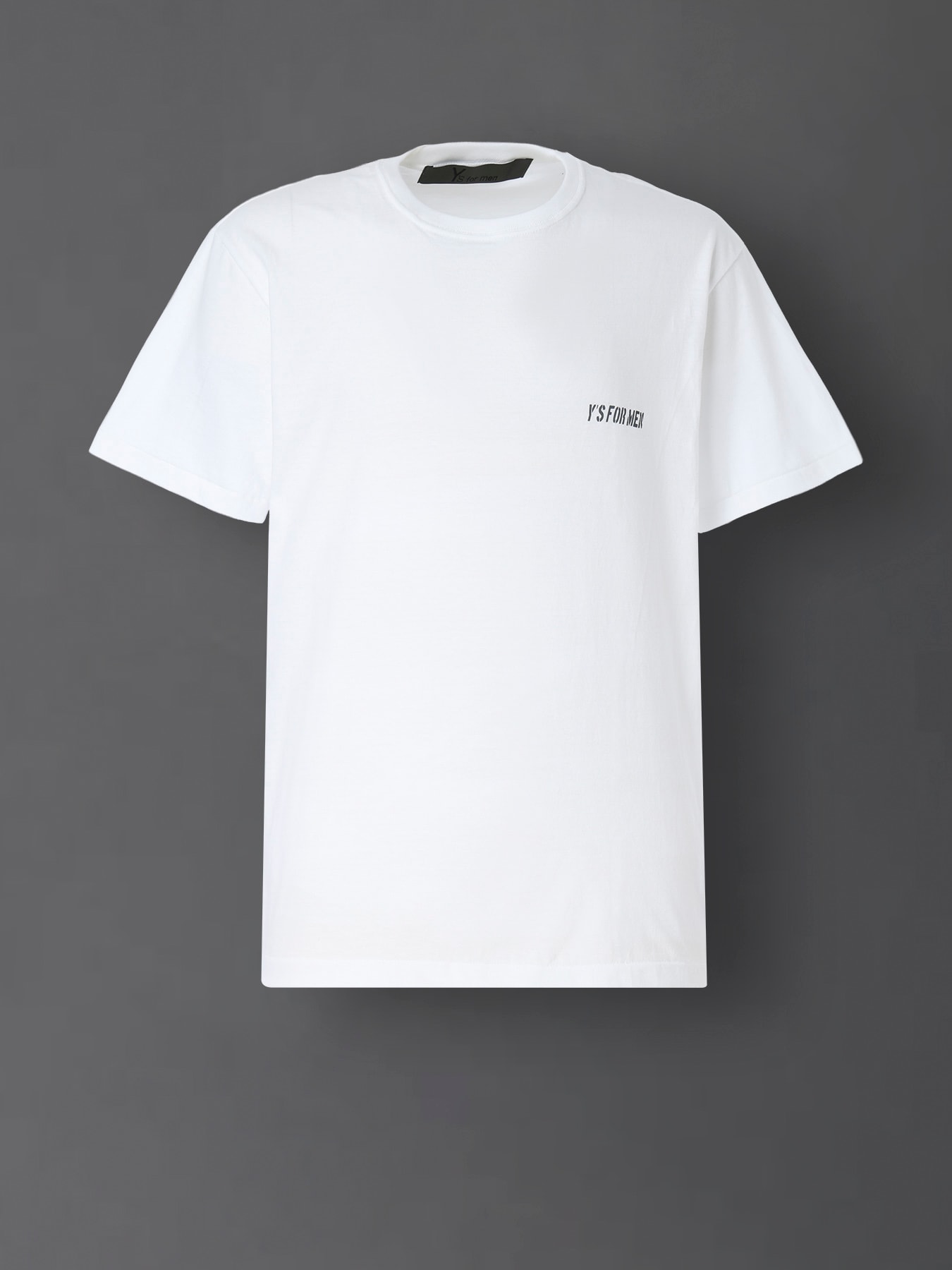 Y's for men LOGO PRINT SHORT SLEEVE T-SHIRT