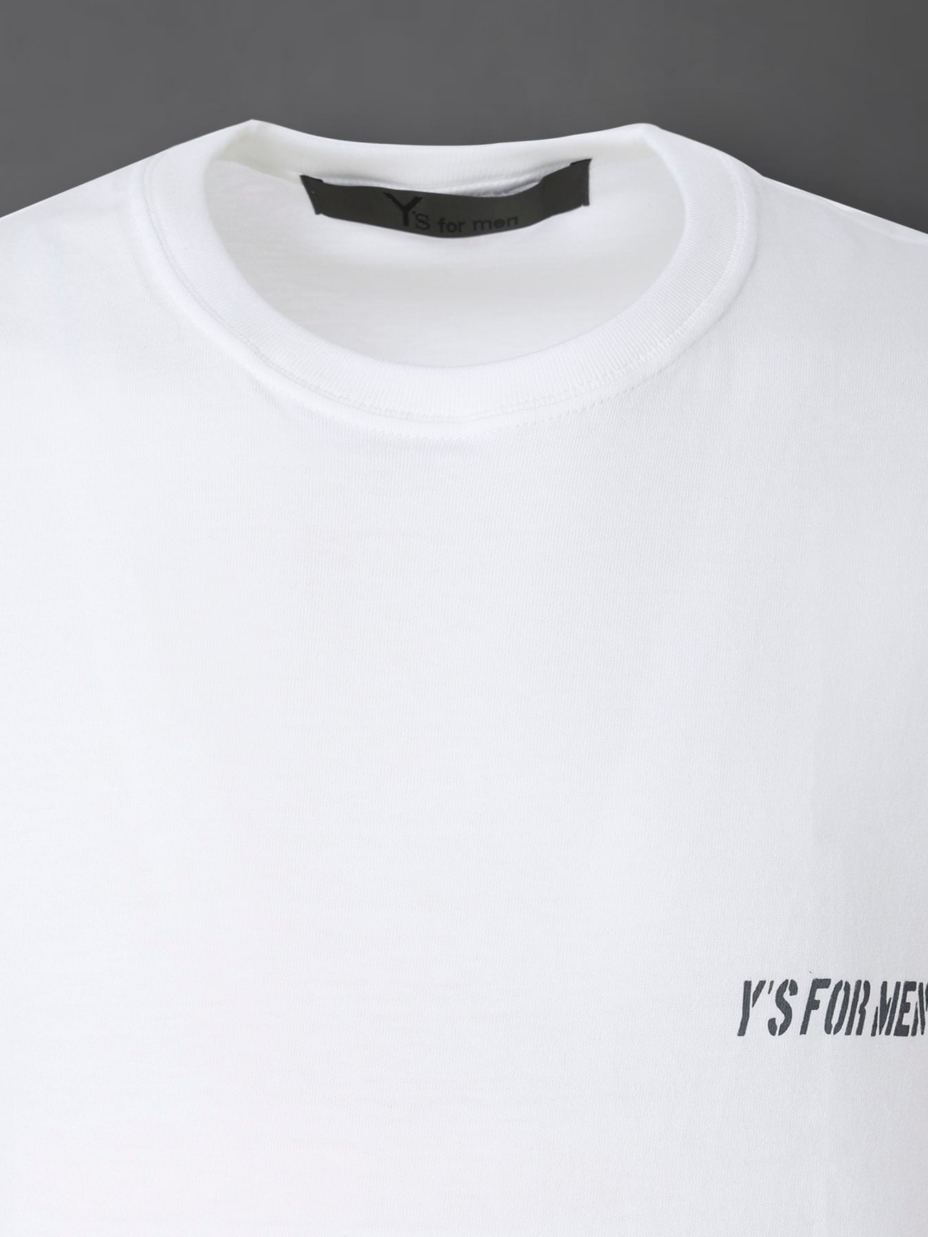 Y's for men LOGO PRINT SHORT SLEEVE T-SHIRT