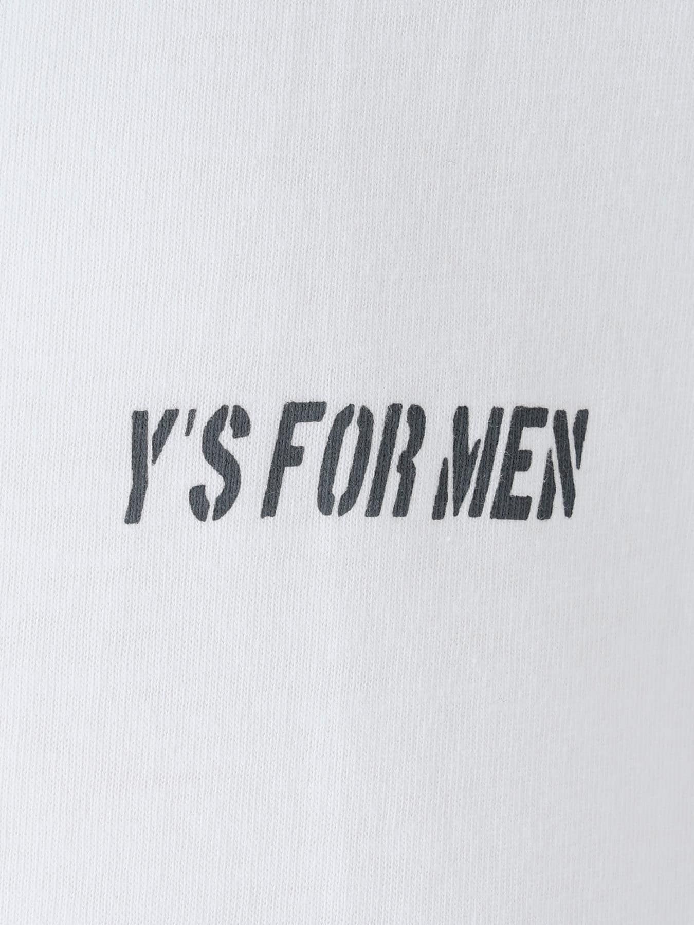 Y's for men LOGO PRINT SHORT SLEEVE T-SHIRT