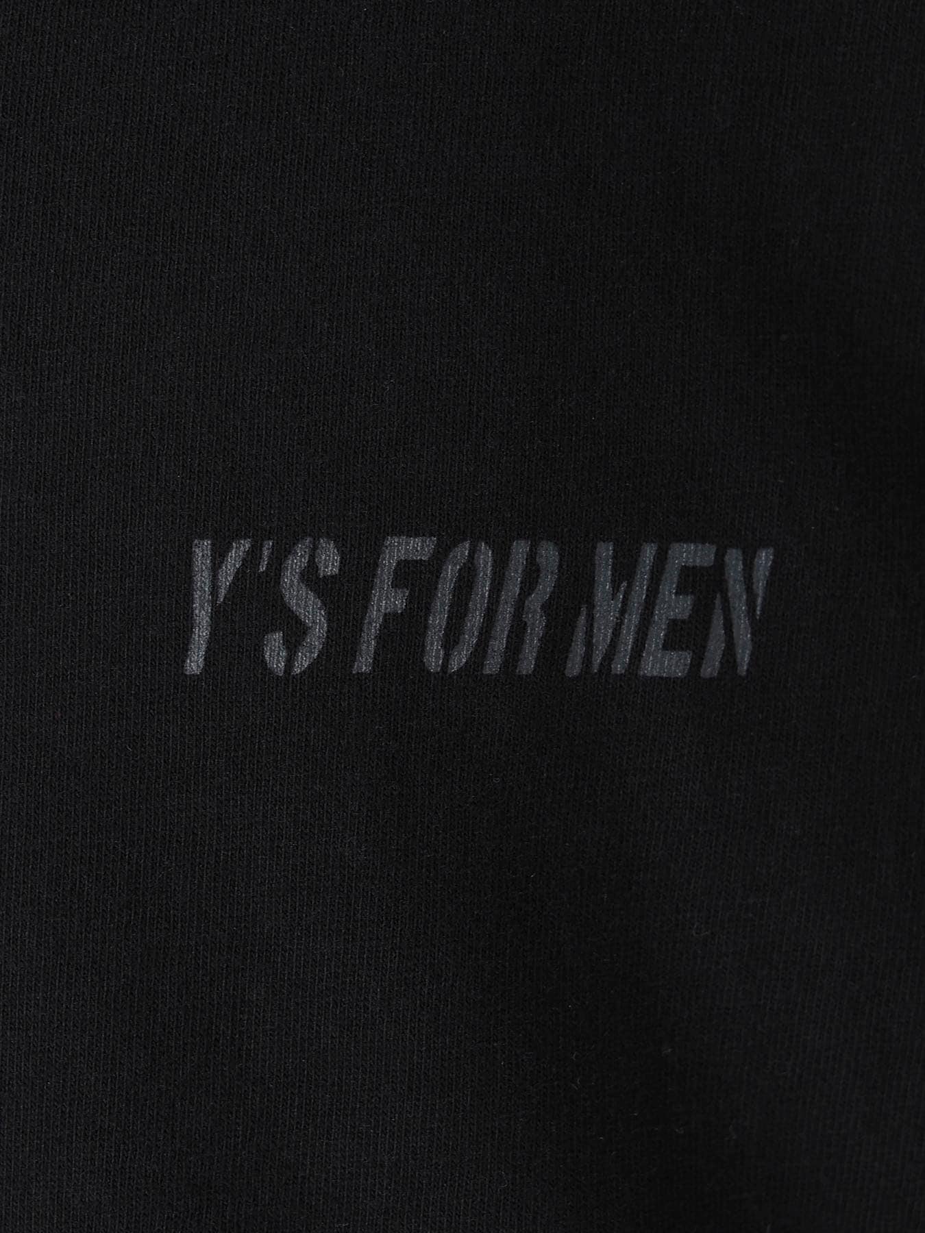 Y's for men LOGO PRINT SHORT SLEEVE T-SHIRT
