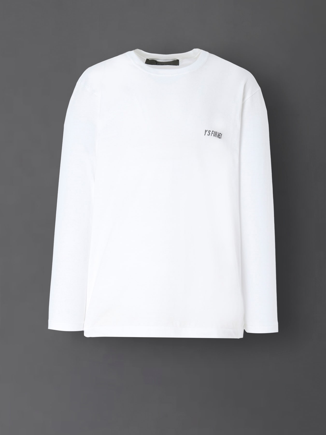Y's for men LOGO PRINT LONG SLEEVE T-SHIRT