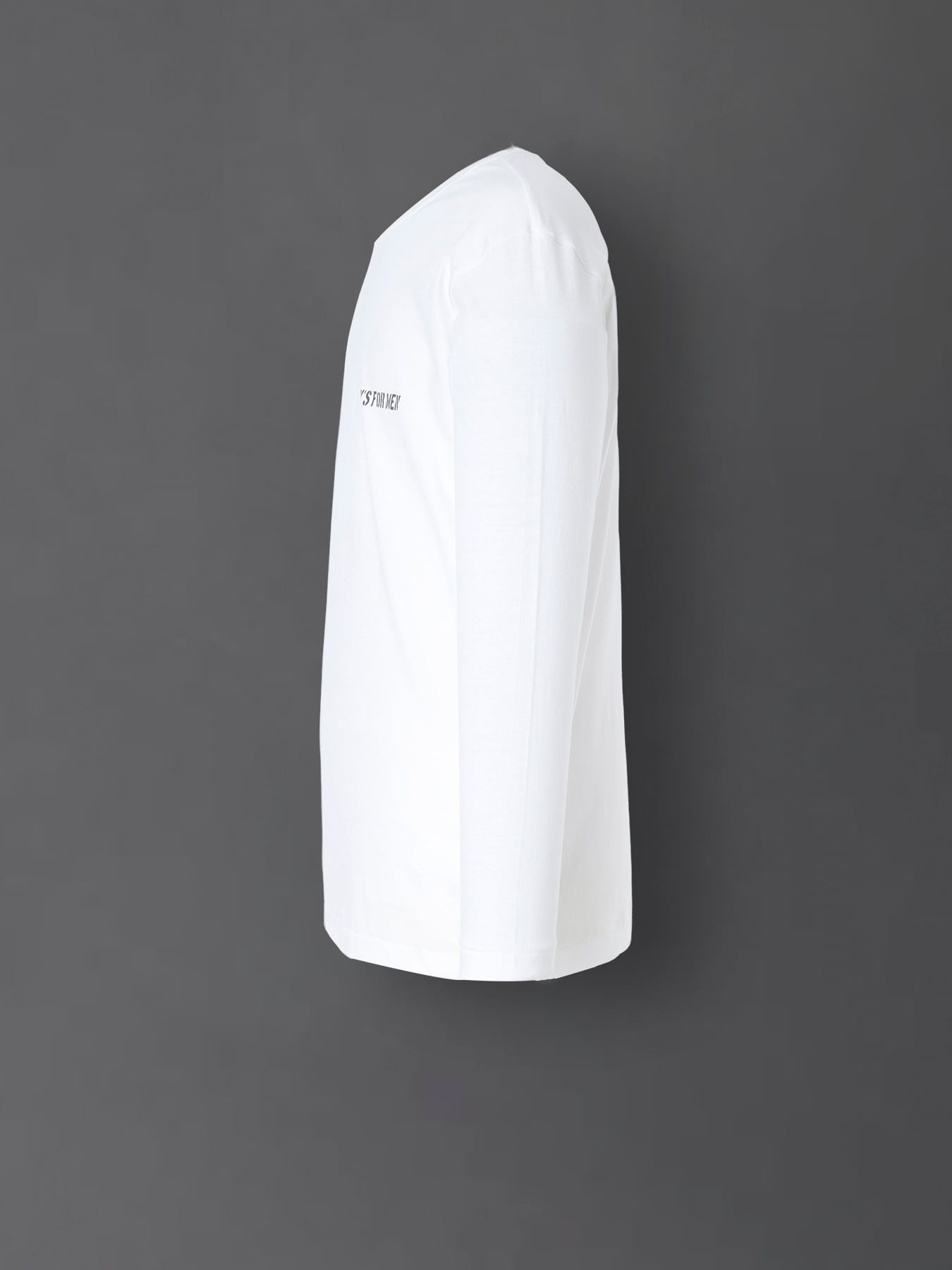 Y's for men LOGO PRINT LONG SLEEVE T-SHIRT