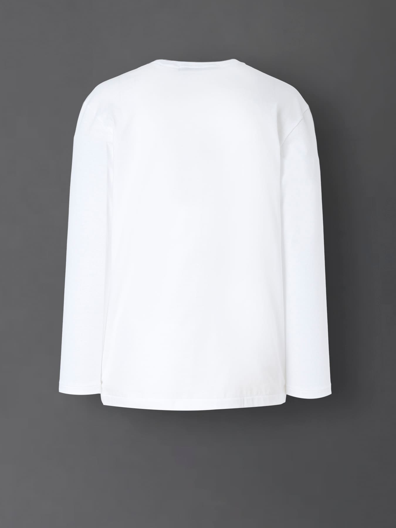 Y's for men LOGO PRINT LONG SLEEVE T-SHIRT