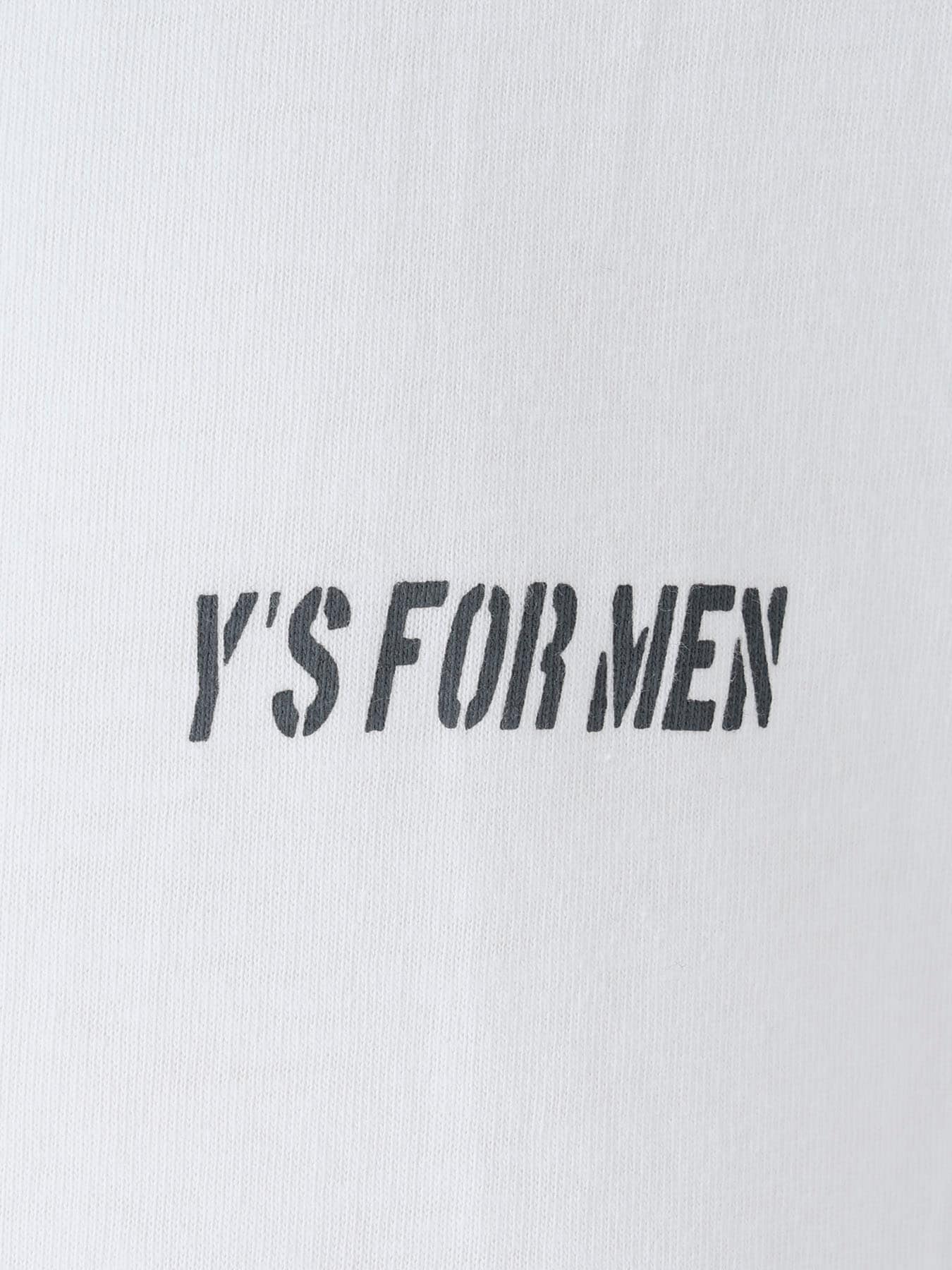 Y's for men LOGO PRINT LONG SLEEVE T-SHIRT