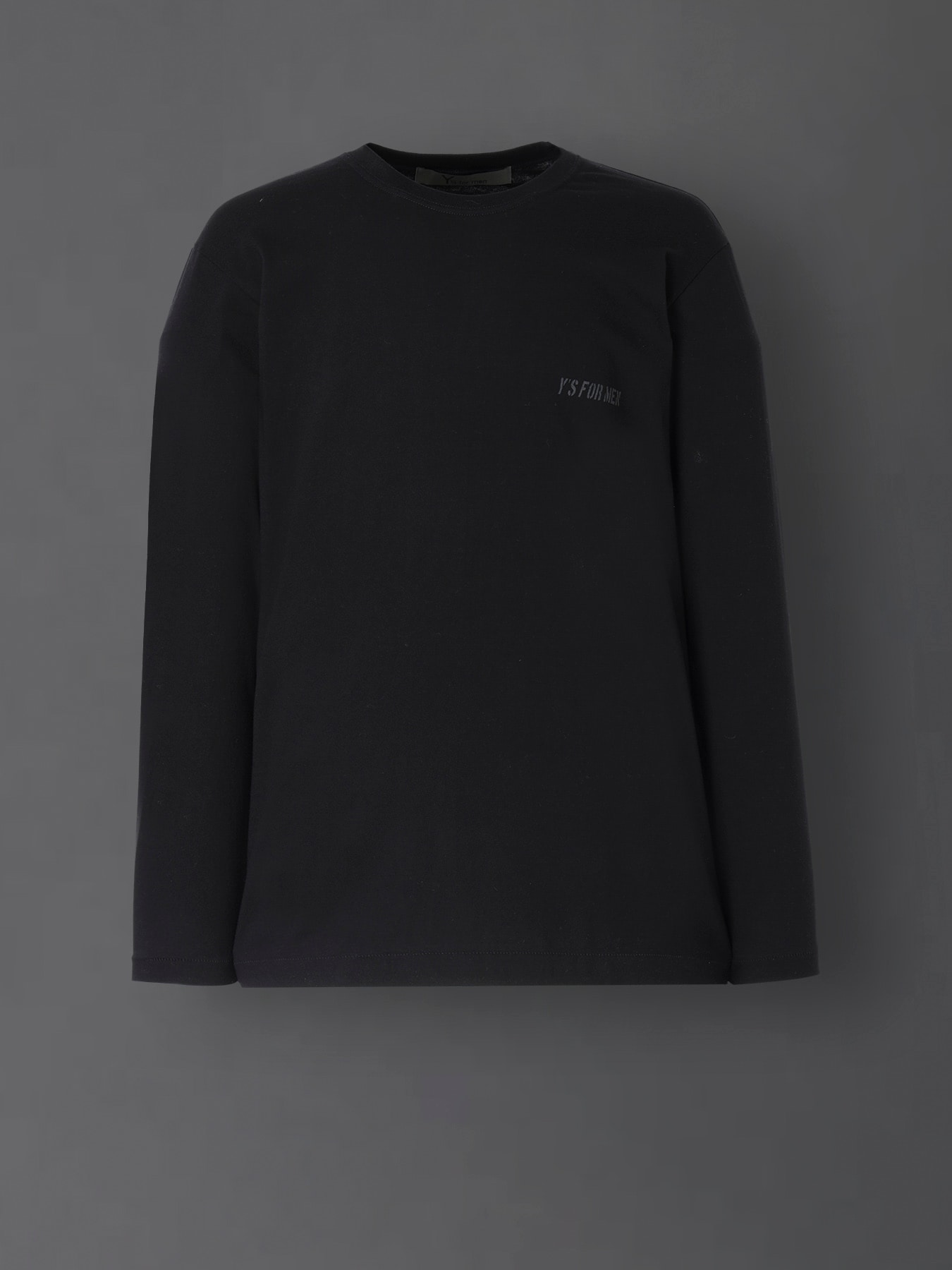 Y's for men LOGO PRINT LONG SLEEVE T-SHIRT