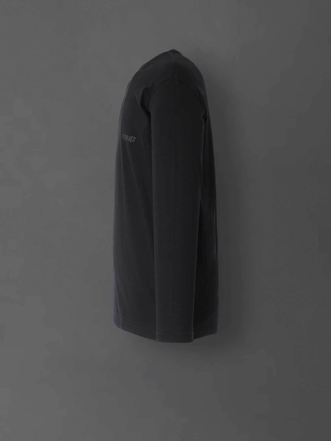 Y's for men LOGO PRINT LONG SLEEVE T-SHIRT