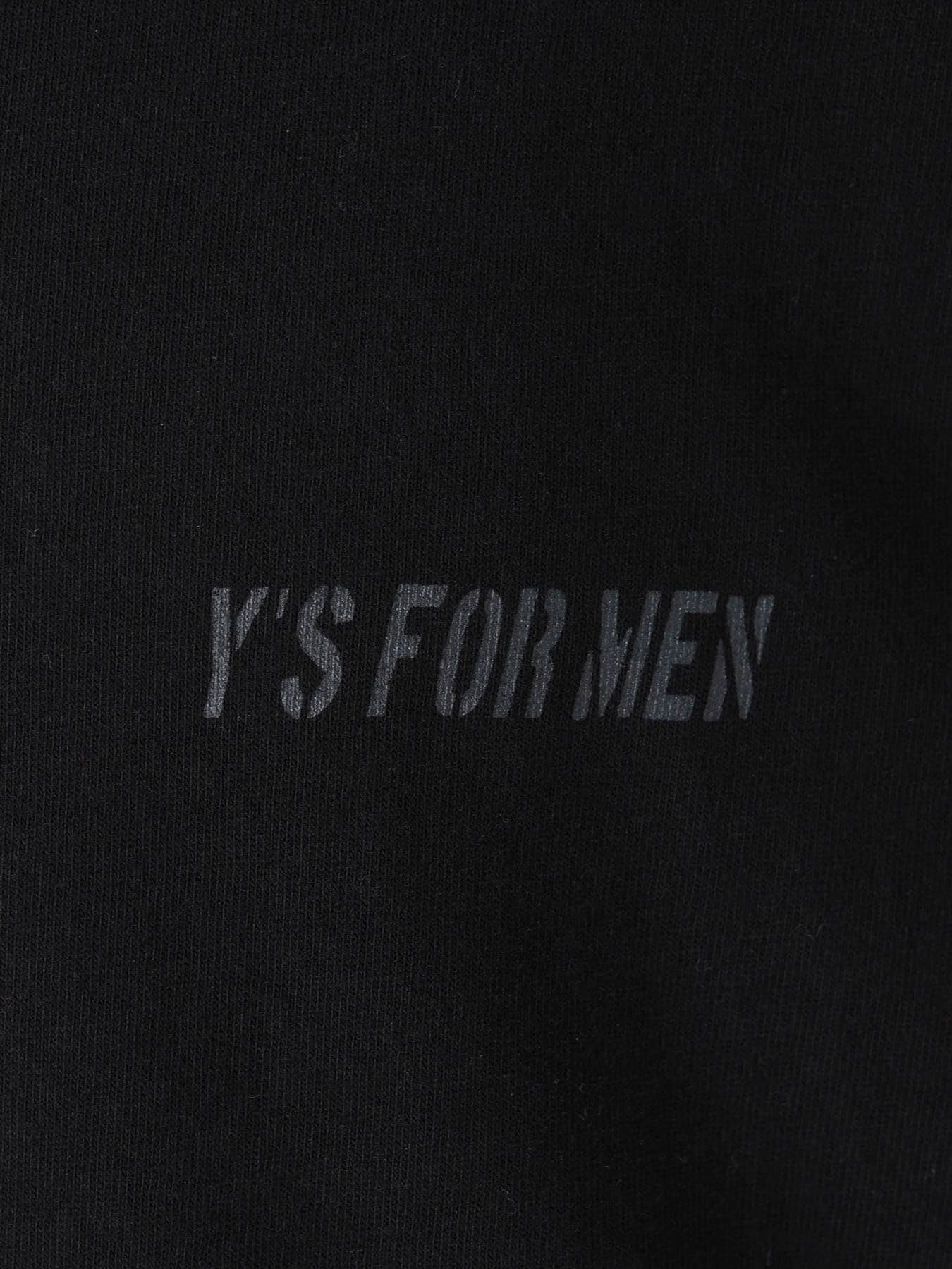 Y's for men LOGO PRINT LONG SLEEVE T-SHIRT