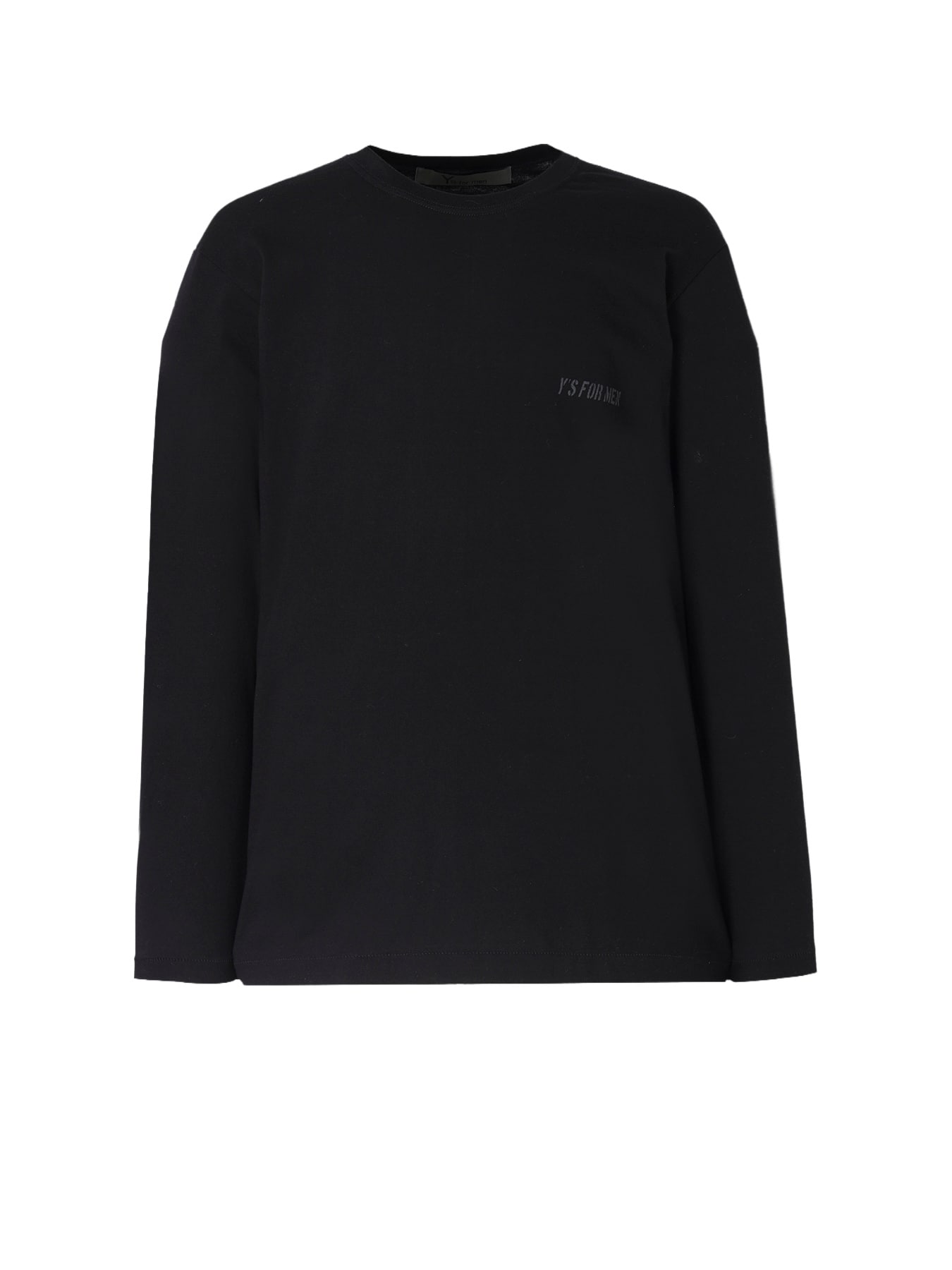 Y's for men LOGO PRINT LONG SLEEVE T-SHIRT