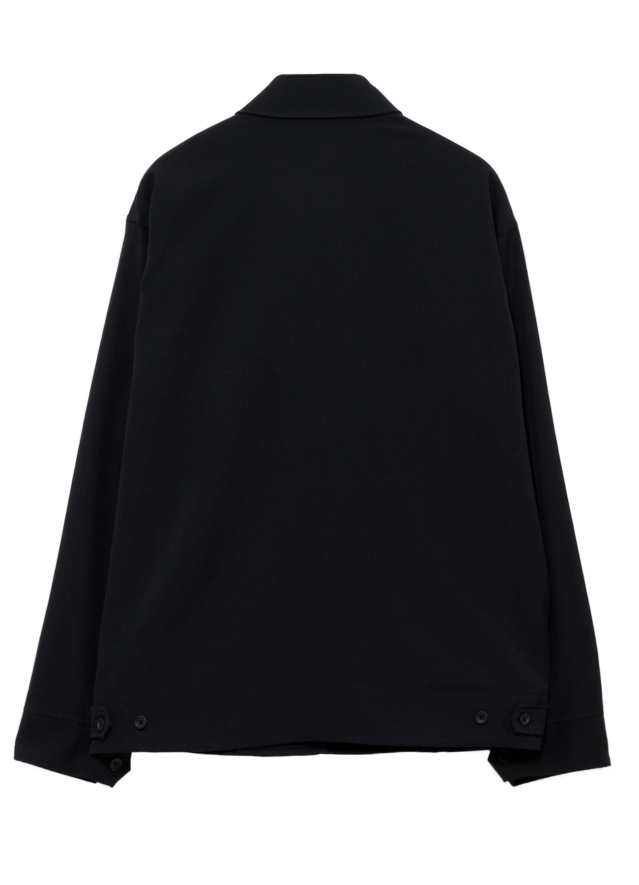 WOOL GABARDINE SHIRT COLLAR BLOUSON