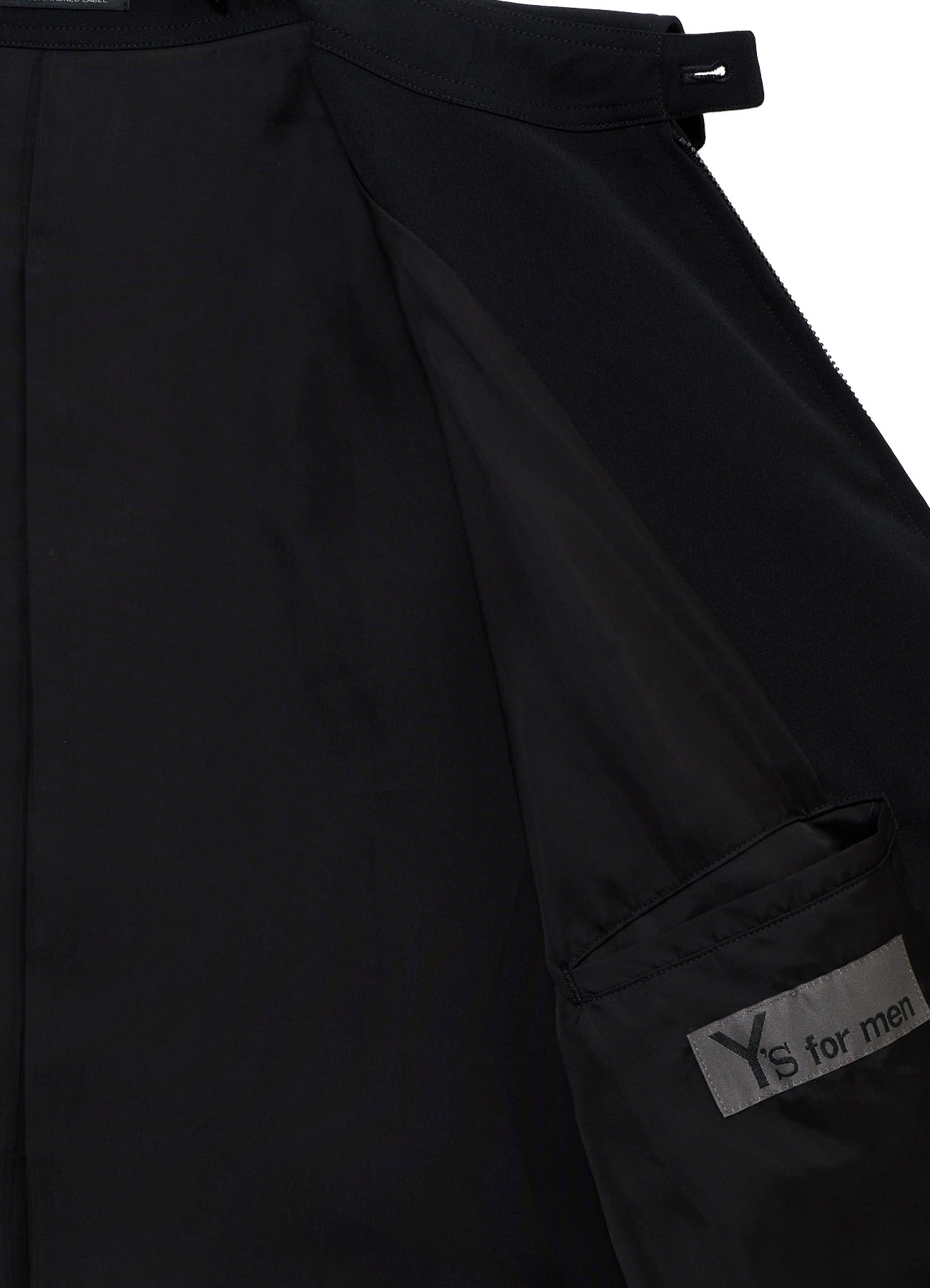 WOOL GABARDINE SHIRT COLLAR BLOUSON