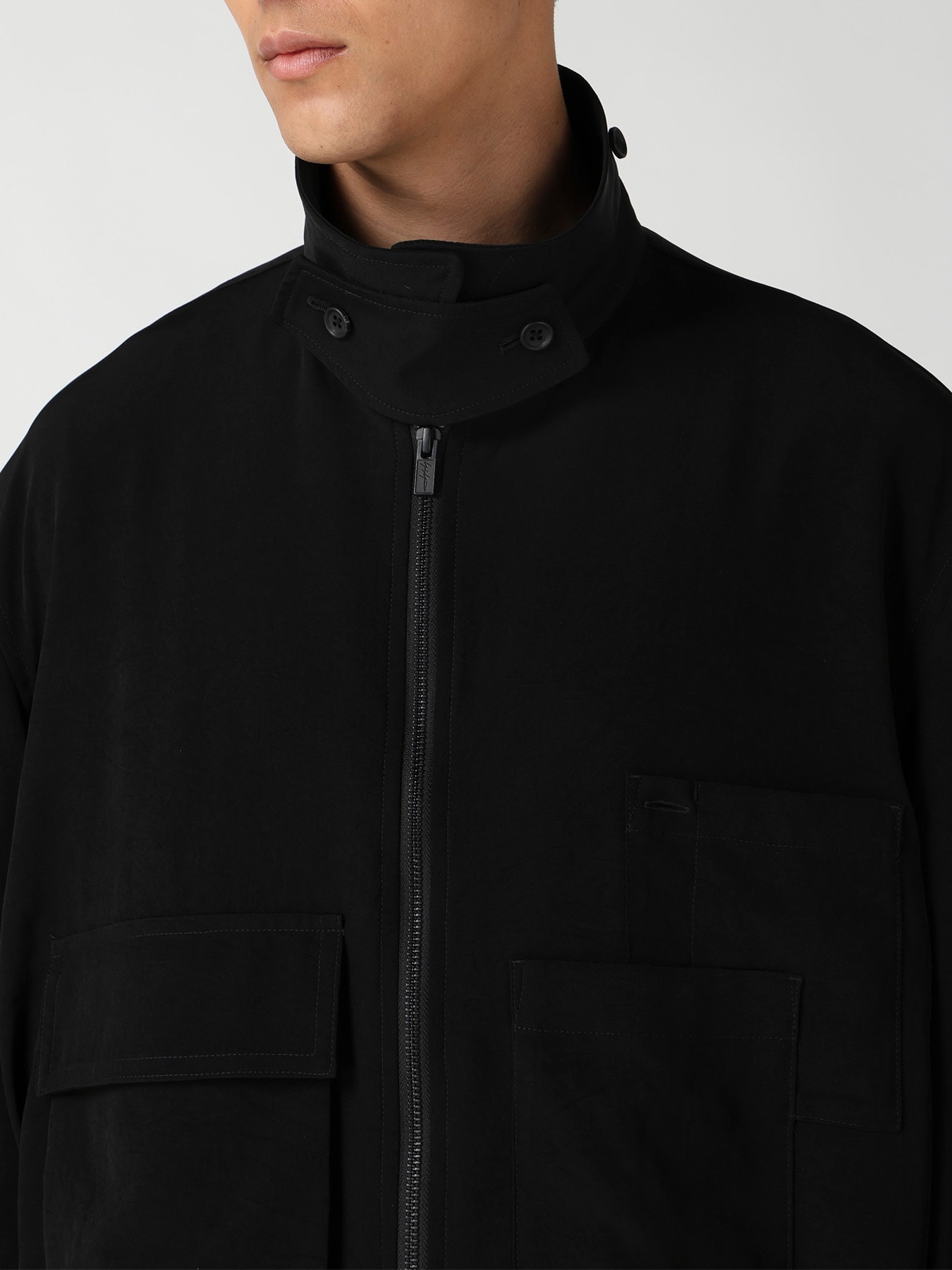 TA TUXEDO FRONT ZIP MULTI-POCKET BLOUSON
