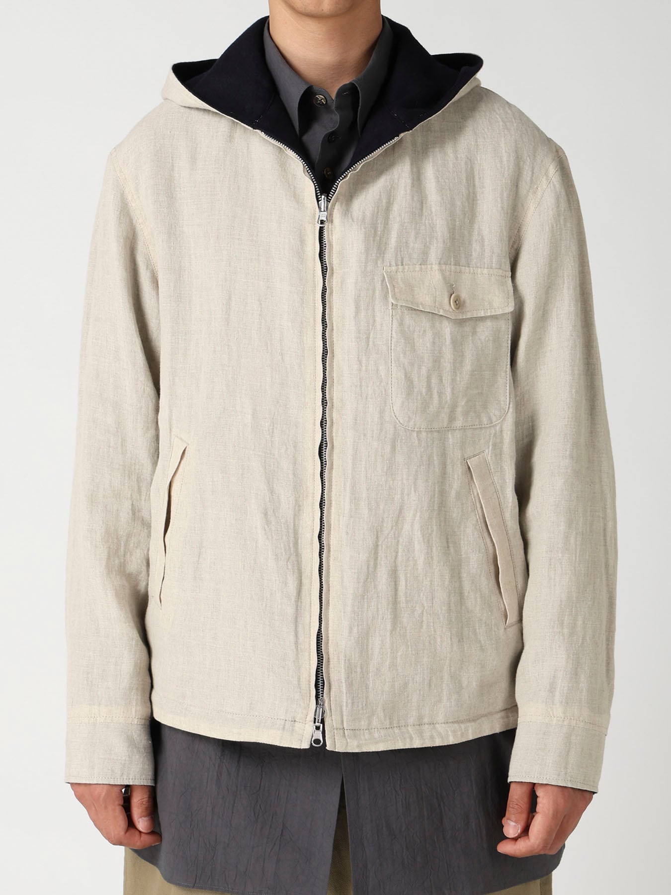 2-WAY HOODED BLOUSON