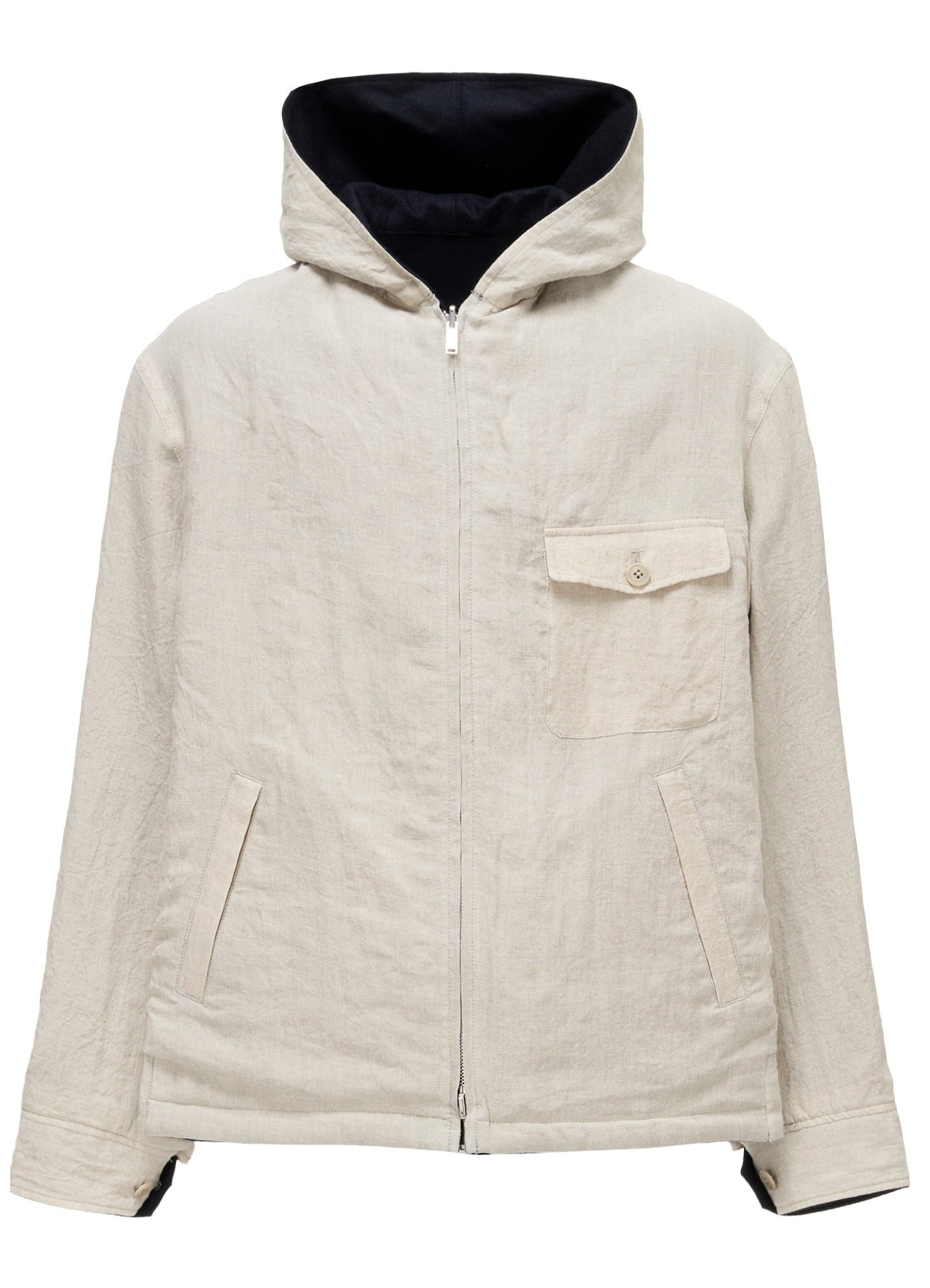 2-WAY HOODED BLOUSON