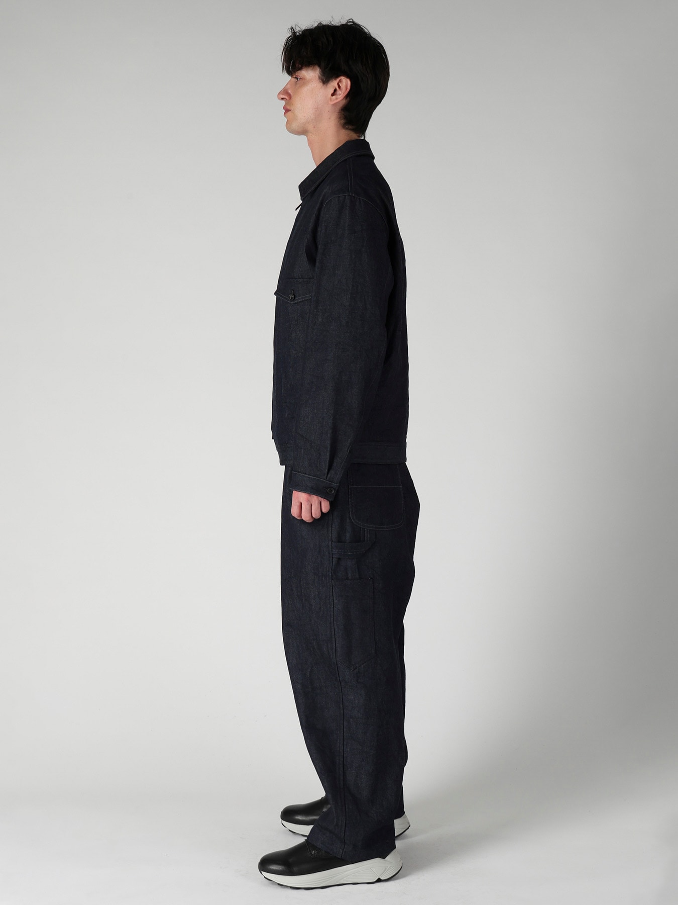 CHEST-POCKET DENIM BLOUSON