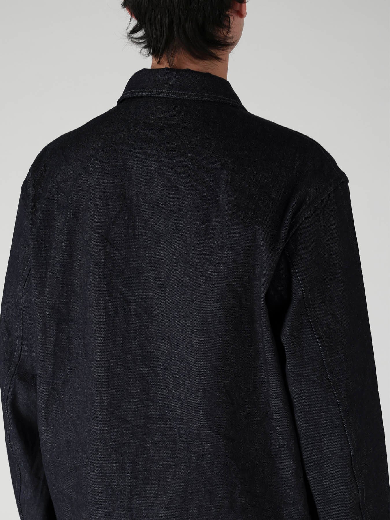 CHEST-POCKET DENIM BLOUSON