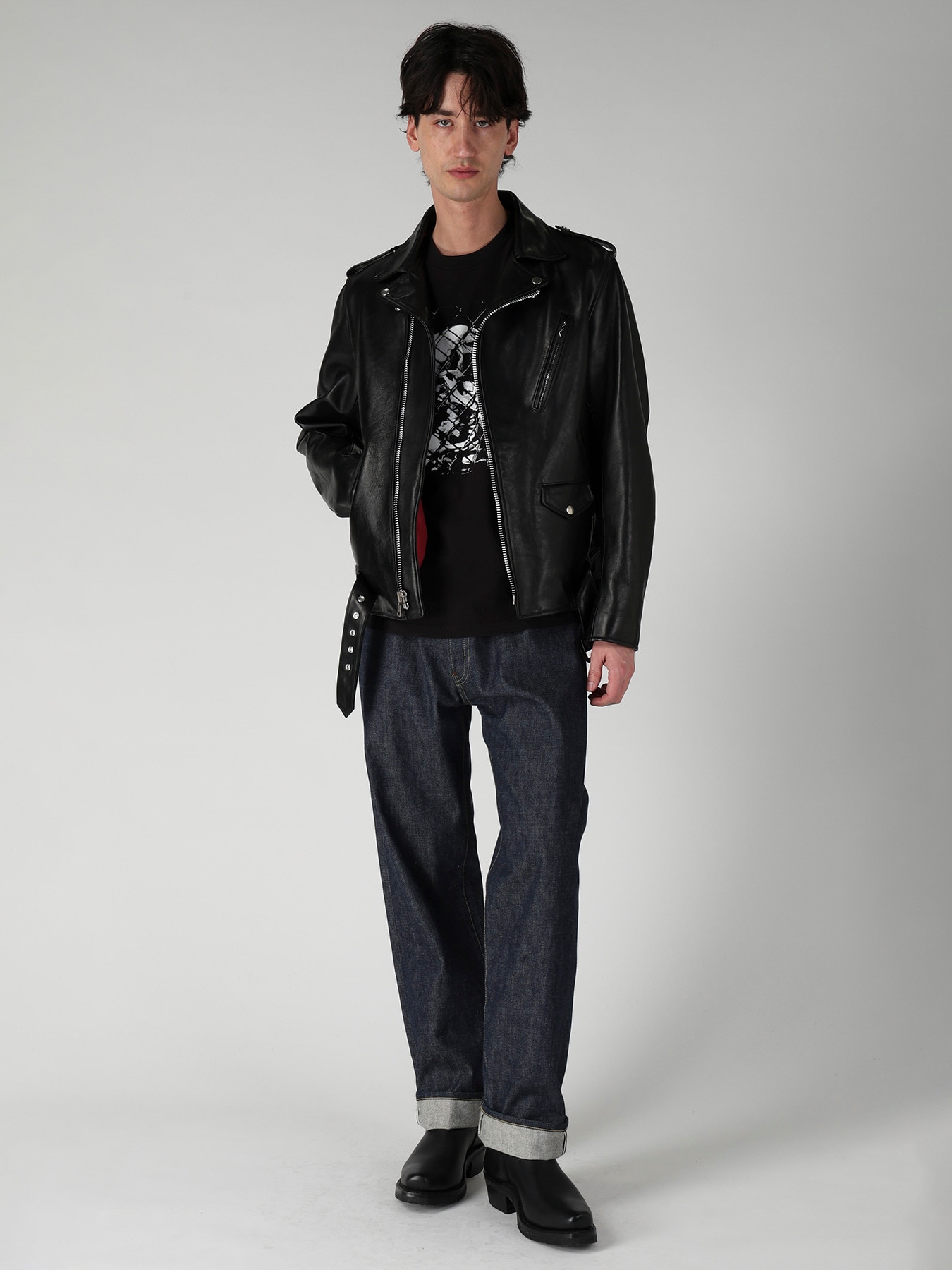 【Y's for men × MASSES】 POCKET D BIKER JKT