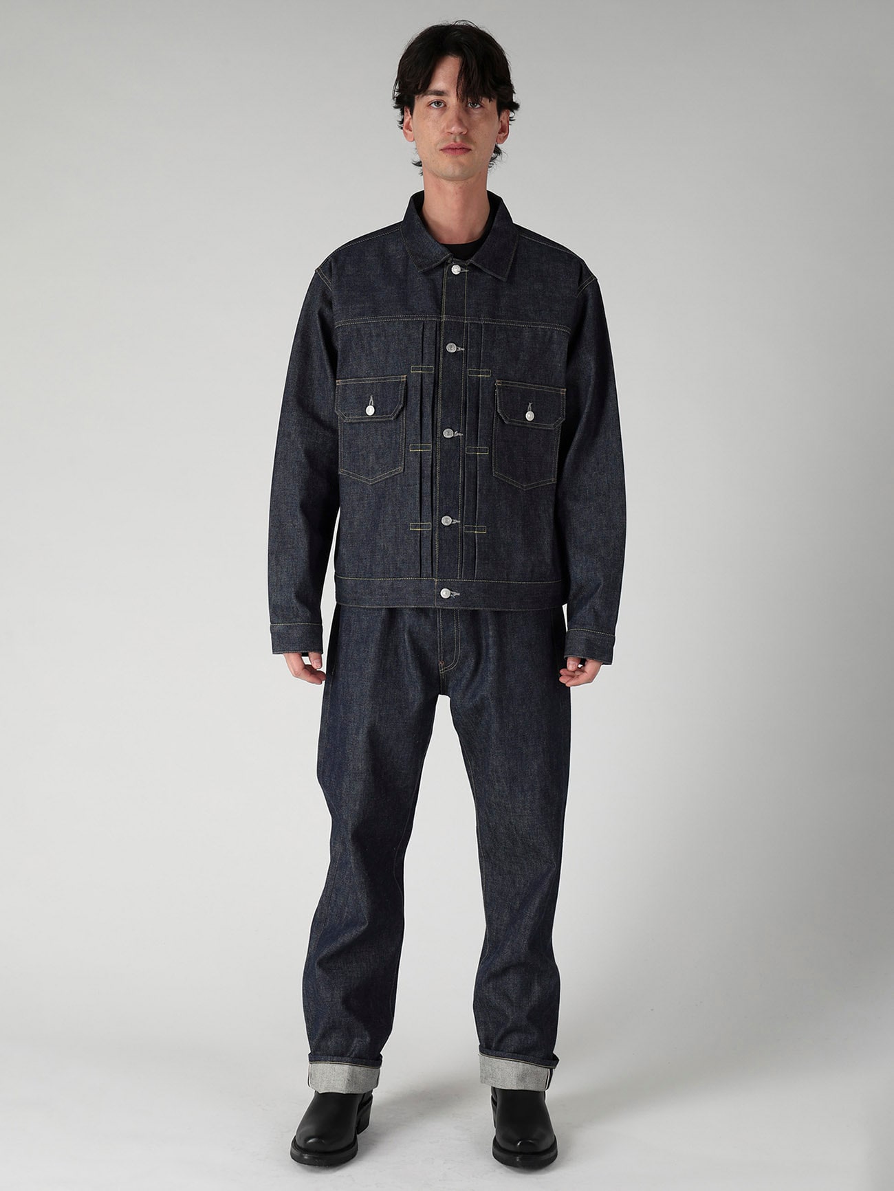 【Y's for men × MASSES】DENIM JACKET RIGID INDIGO